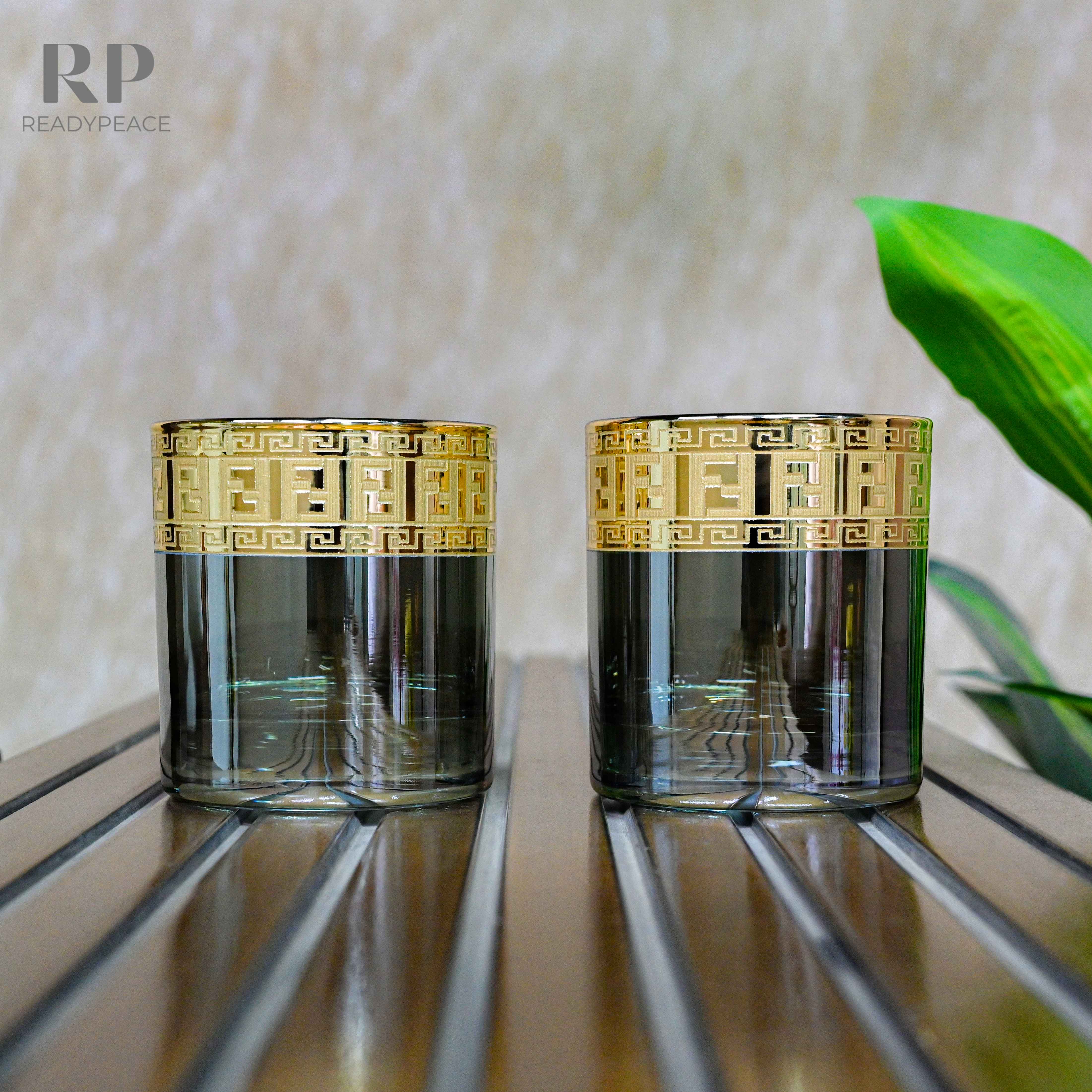 Sheen Fendi Bluish Green Gold Plated Glasses (390 ml)