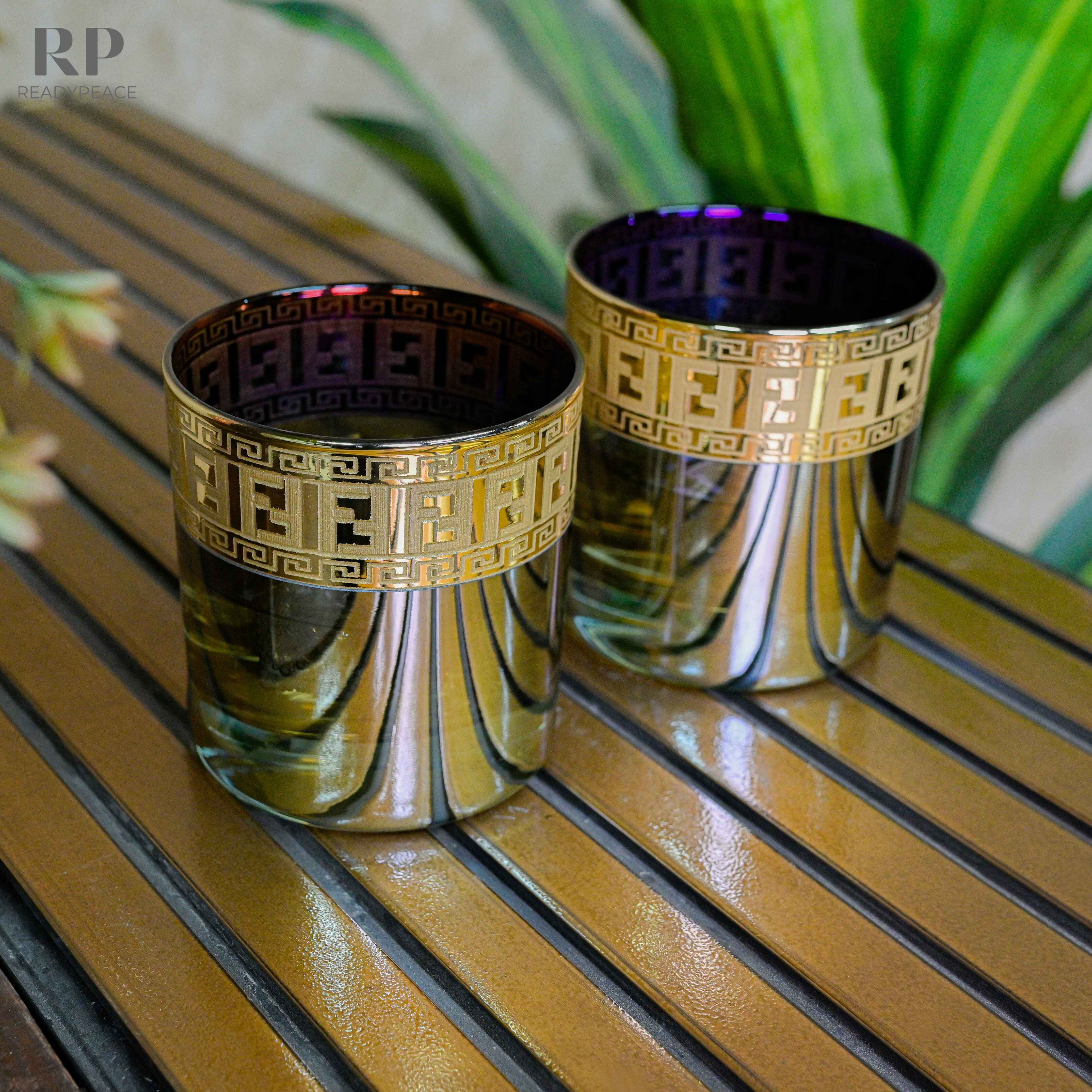 Sheen Fendi Bluish Green Gold Plated Glasses (390 ml)