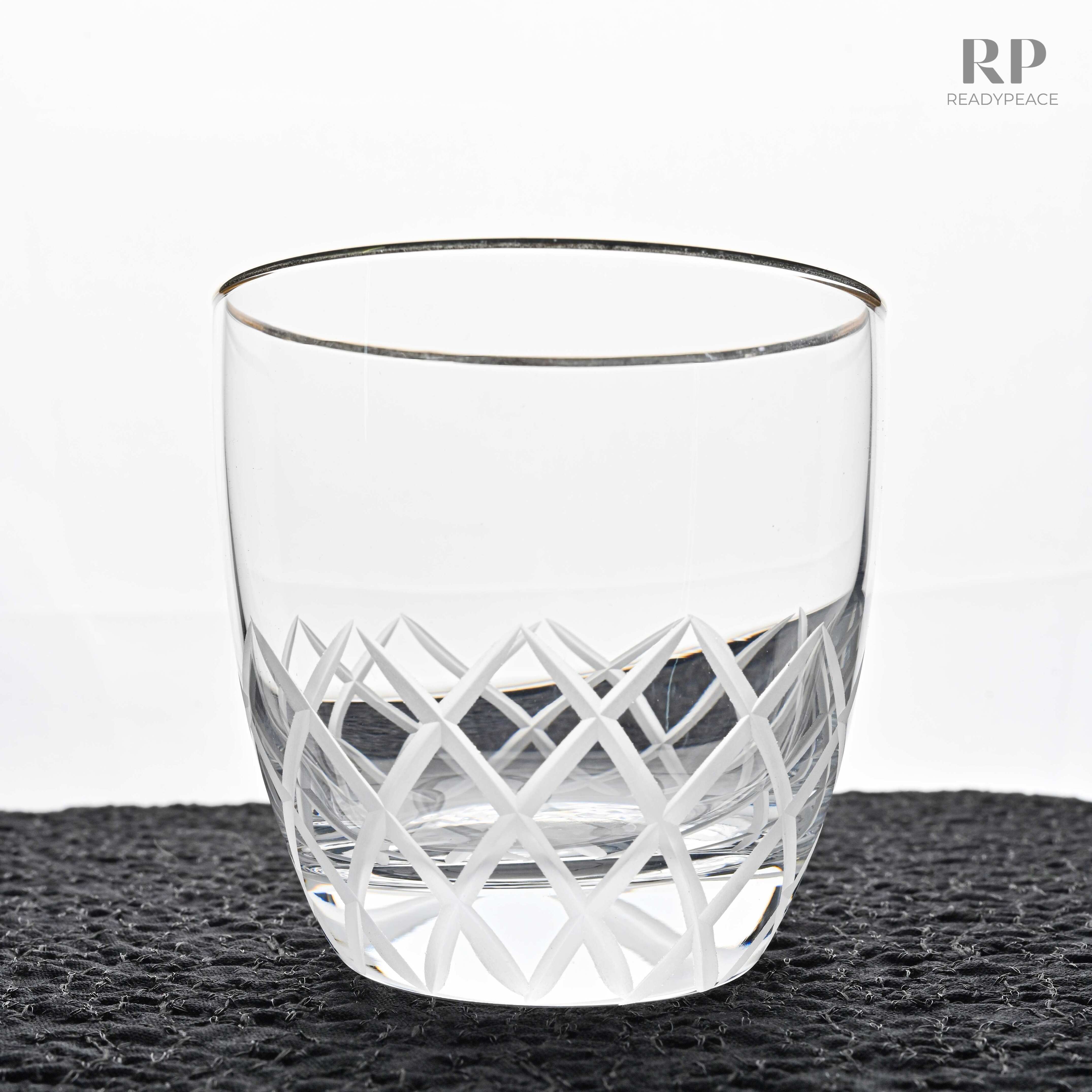 Nexus Crystal Gold Rim Whiskey Glass (Set of 6)