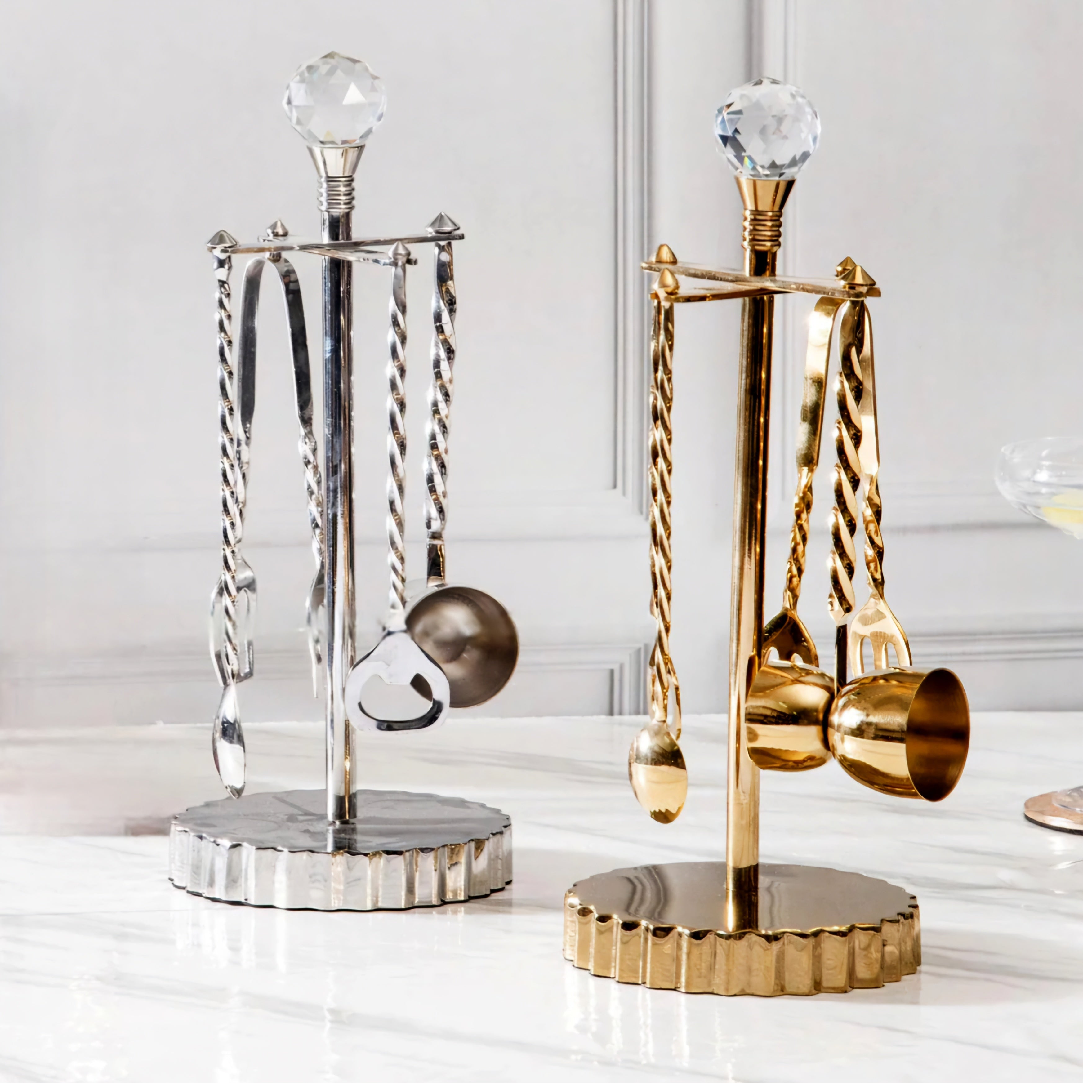 Czar 5 pcs Diamond Bar Set with Stand