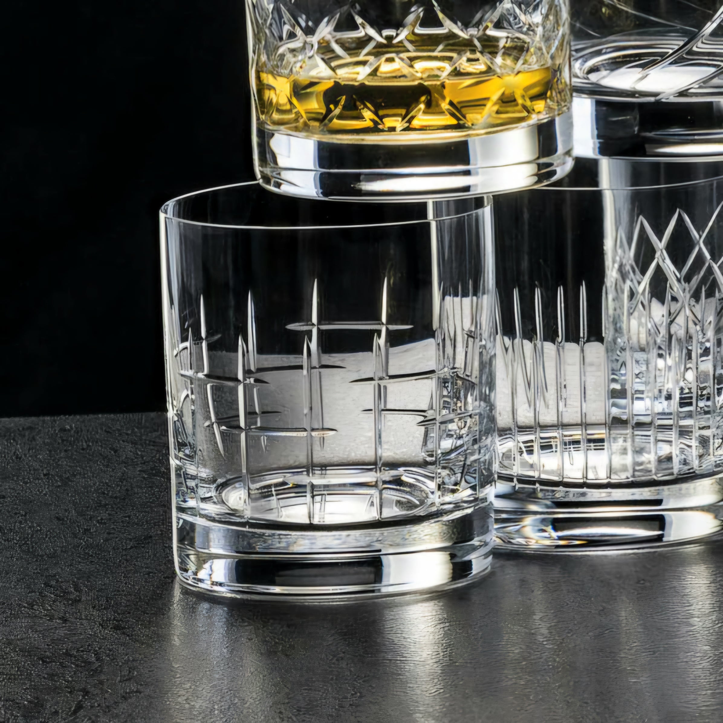 Crystalex Bohemia Crystal Whiskey Glasses - 410 ml (Set of 6)