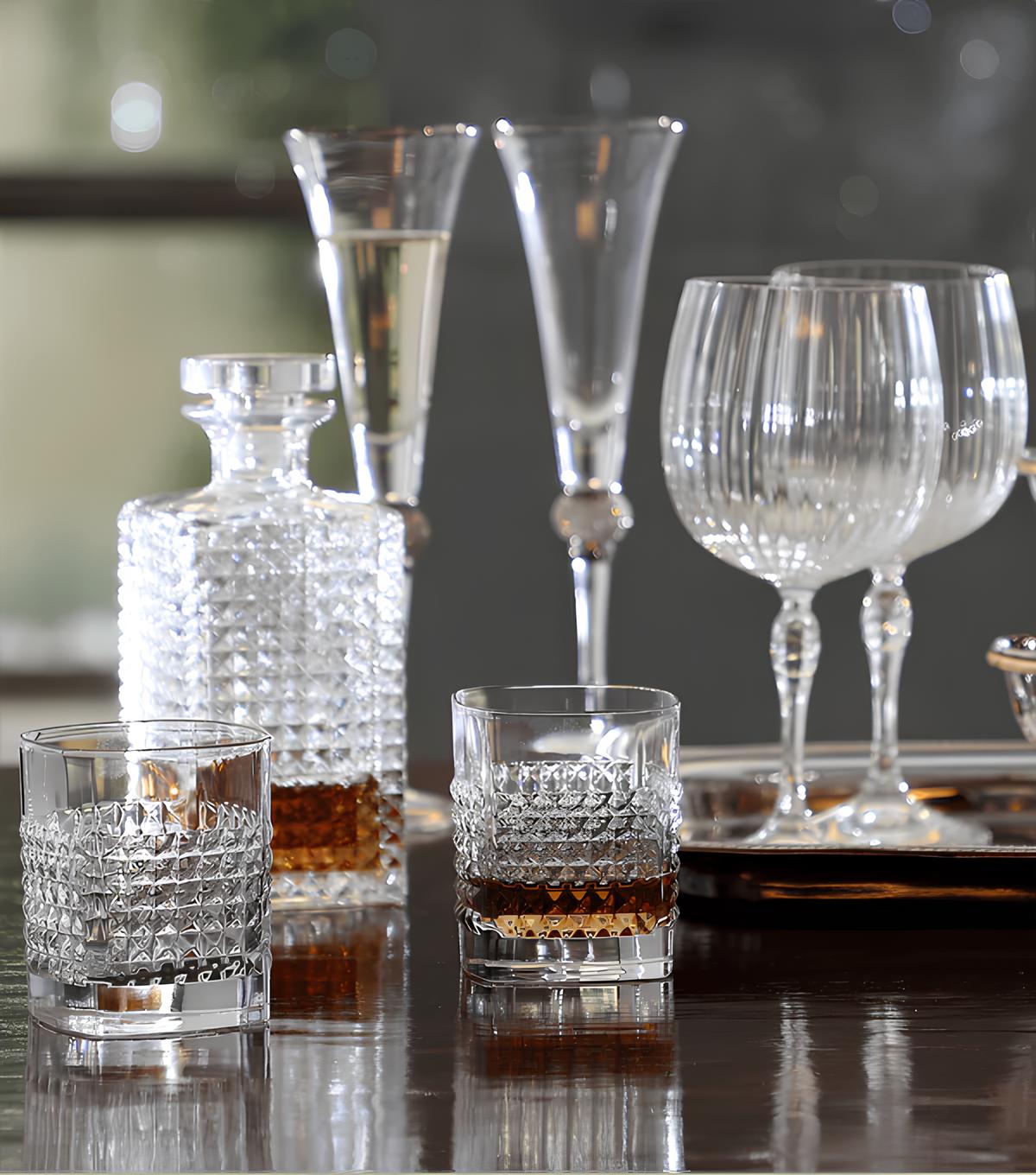 INTENSO Elixir Crystal Whisky 5 pcs decanter set