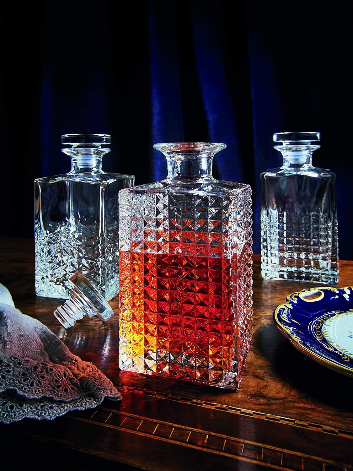 INTENSO Elixir Crystal Whisky 5 pcs decanter set