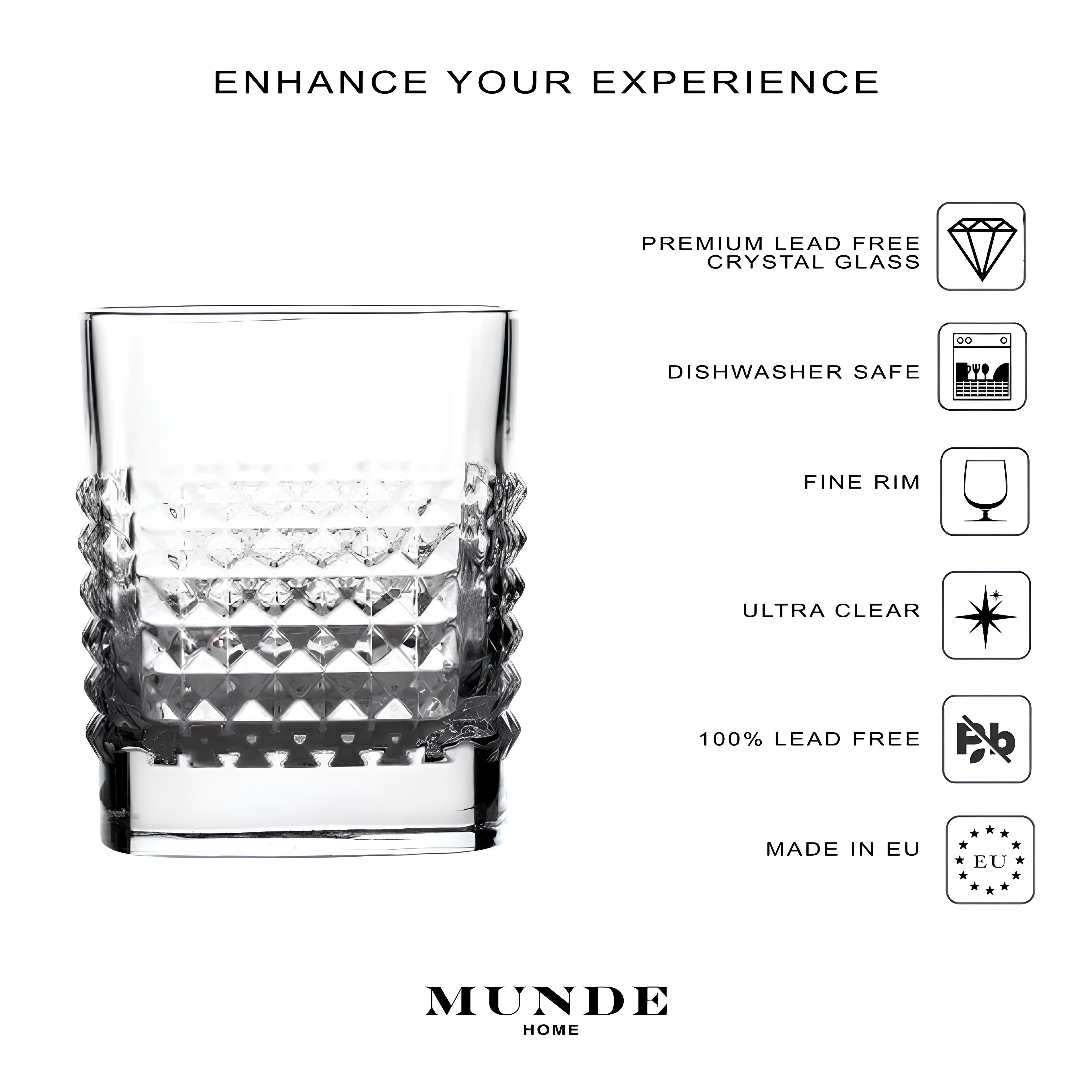 INTENSO Elixir Crystal Whisky 5 pcs decanter set