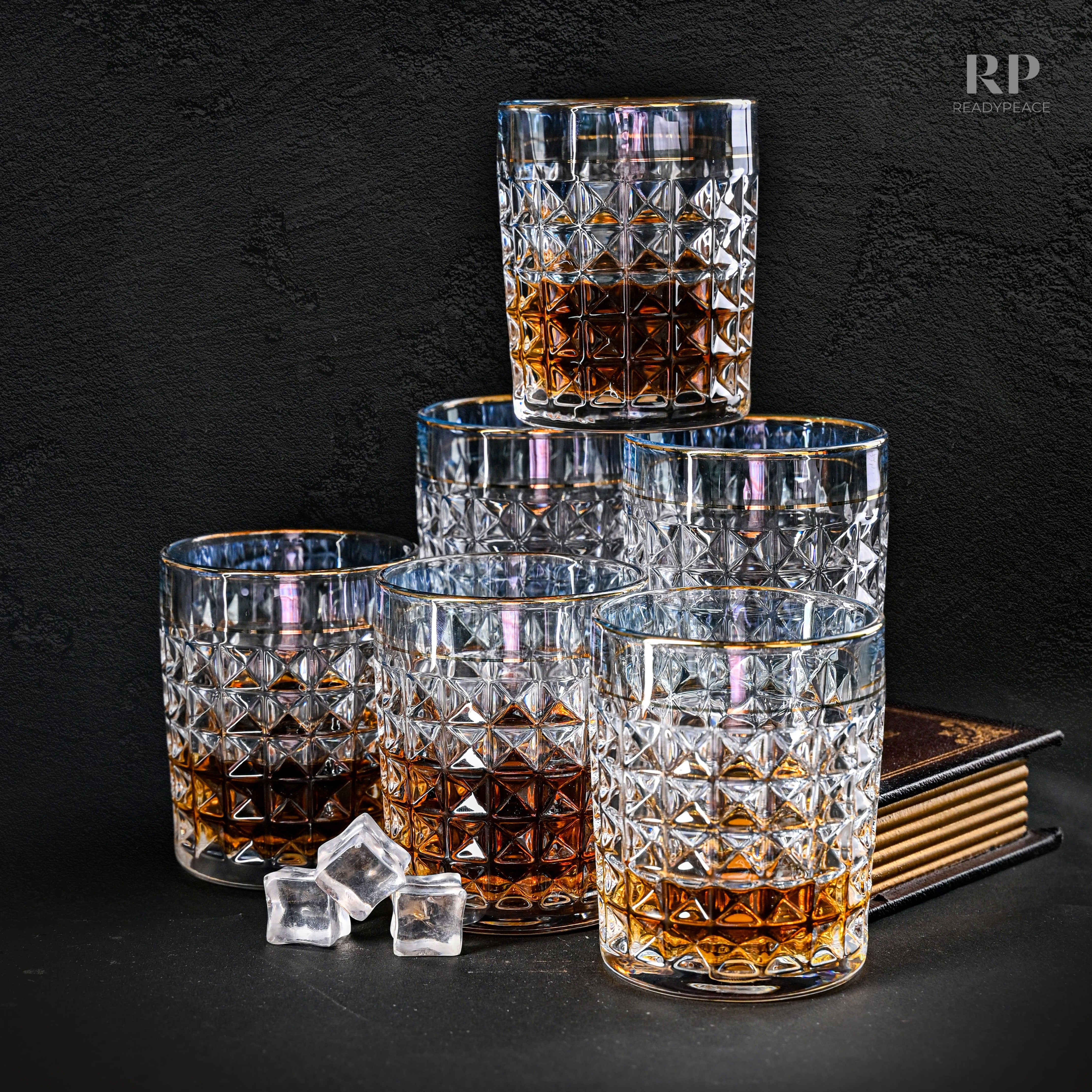 Titan Diamond Crystal Whiskey Glass (Set of 6)