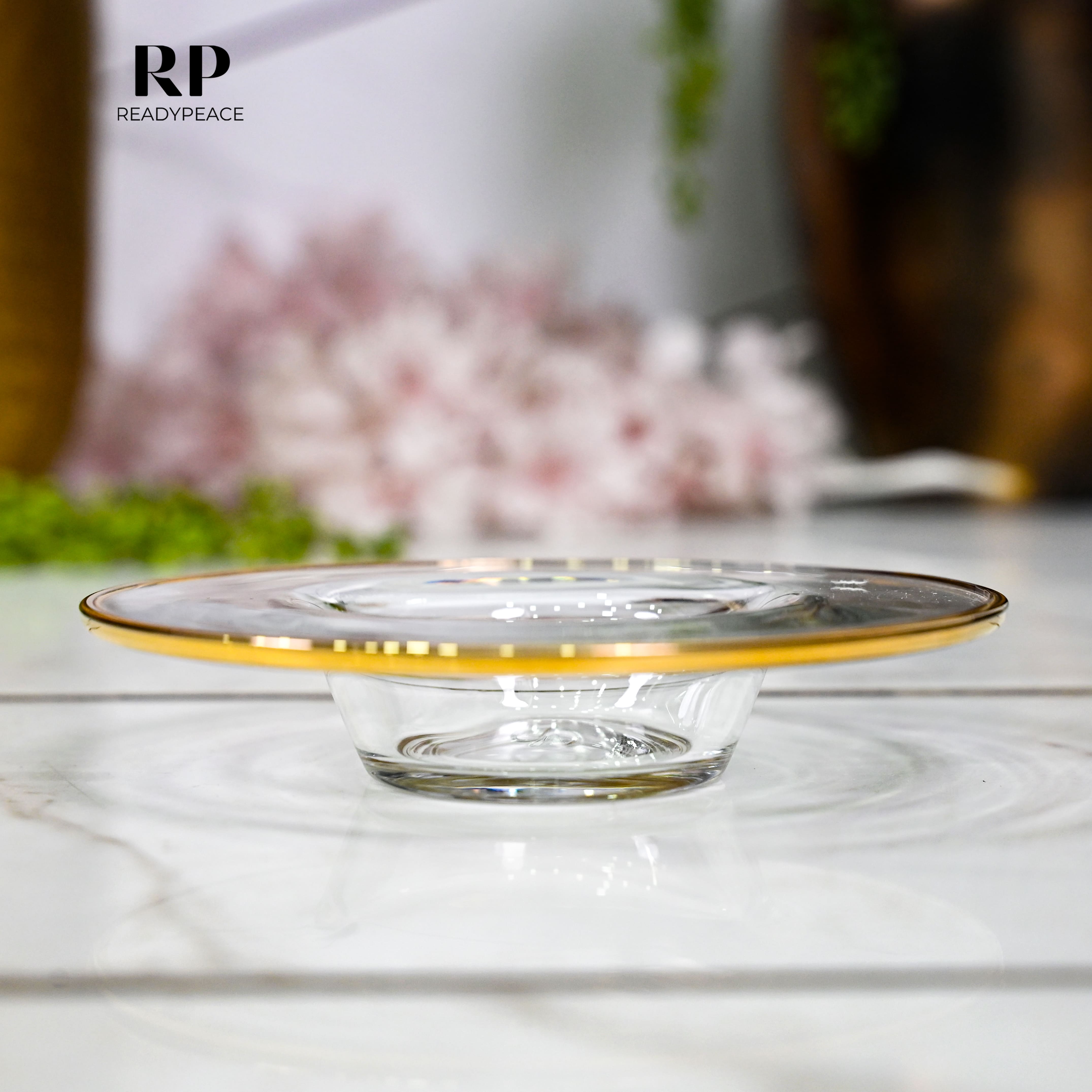 Diva Fendi Gold Plated Cup & Saucer Set