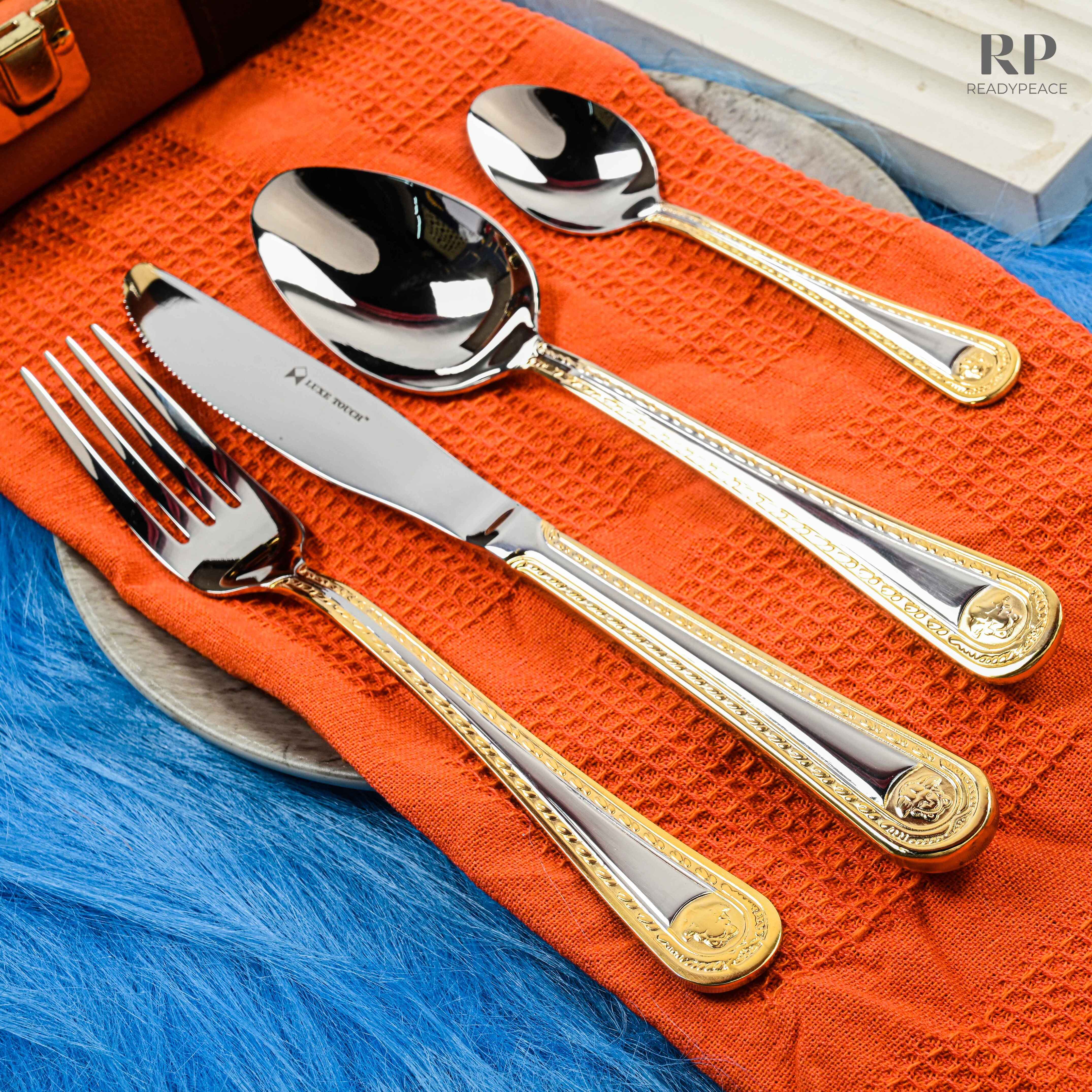 Emir Versace 24 pcs Stainless Steel Cutlery set in Giftcase