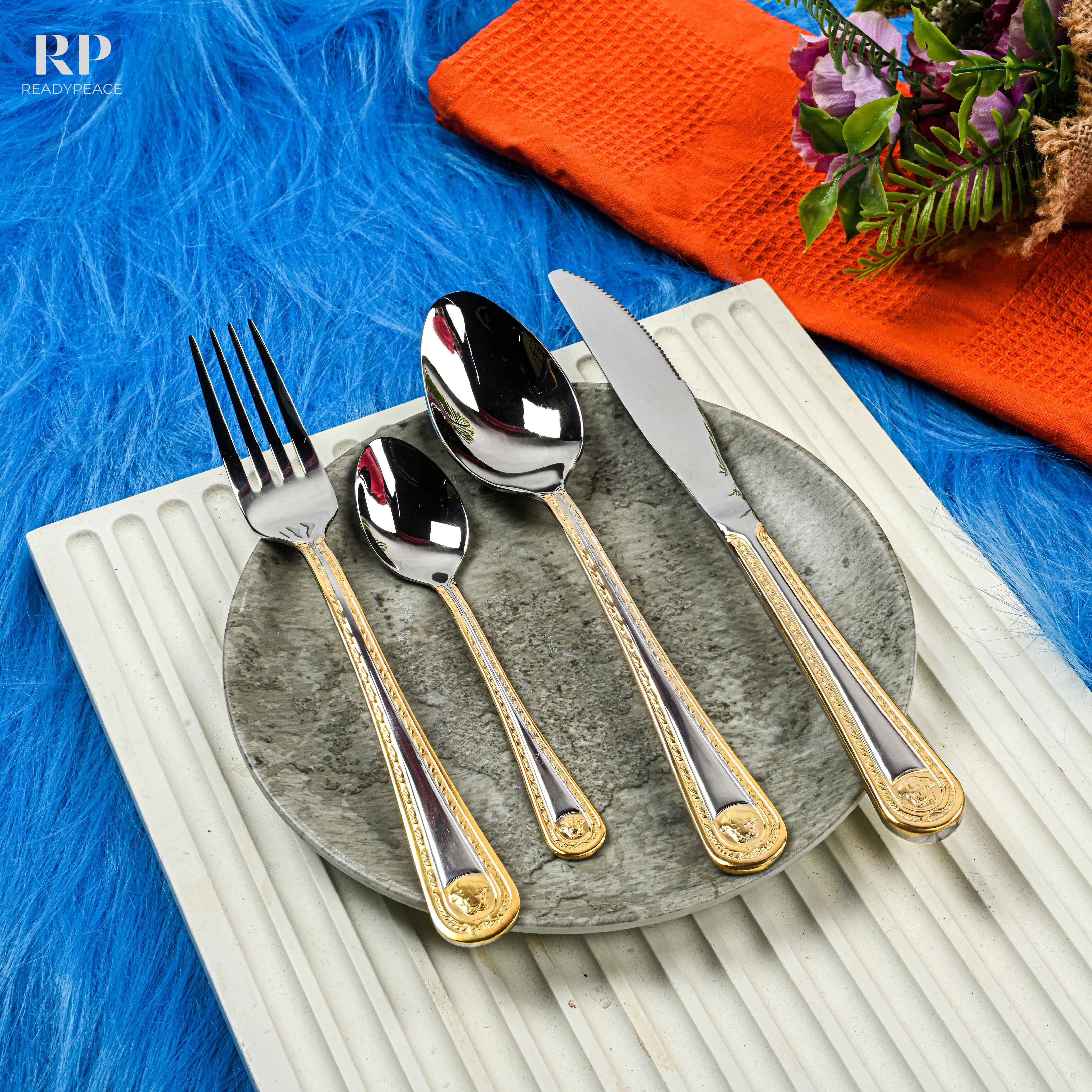 Emir Versace 24 pcs Stainless Steel Cutlery set in Giftcase