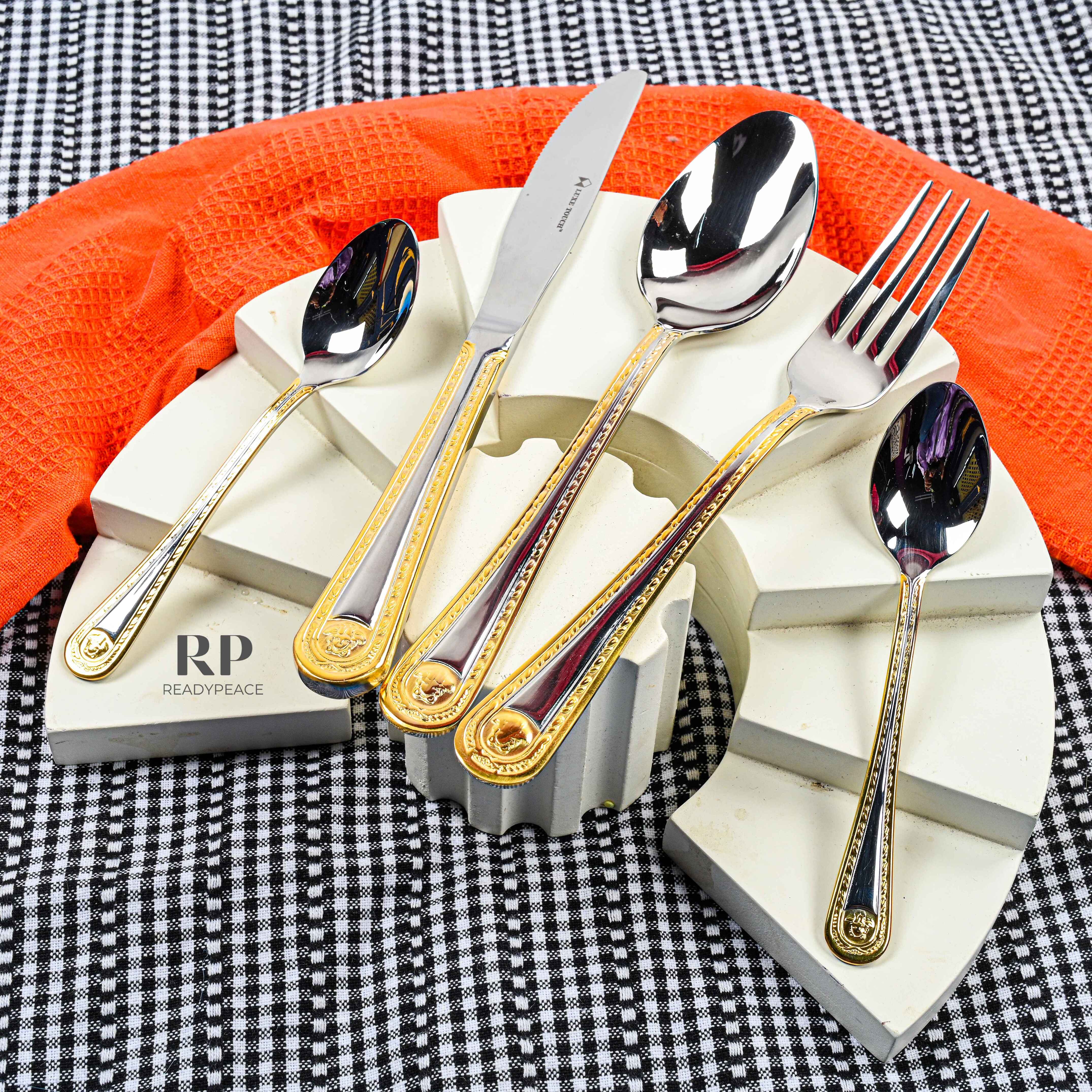 Emir Versace 24 pcs Stainless Steel Cutlery set in Giftcase