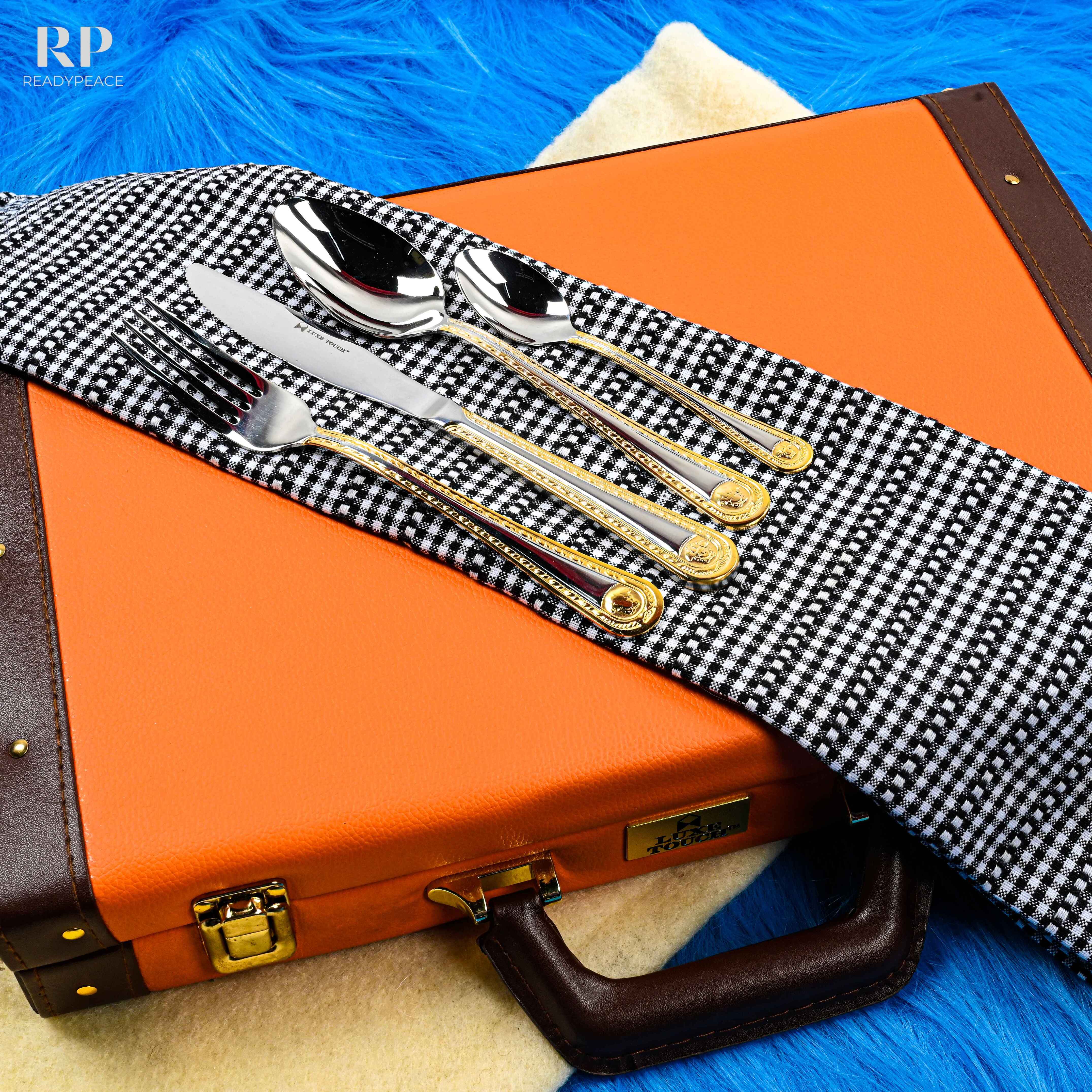 Emir Versace 24 pcs Stainless Steel Cutlery set in Giftcase