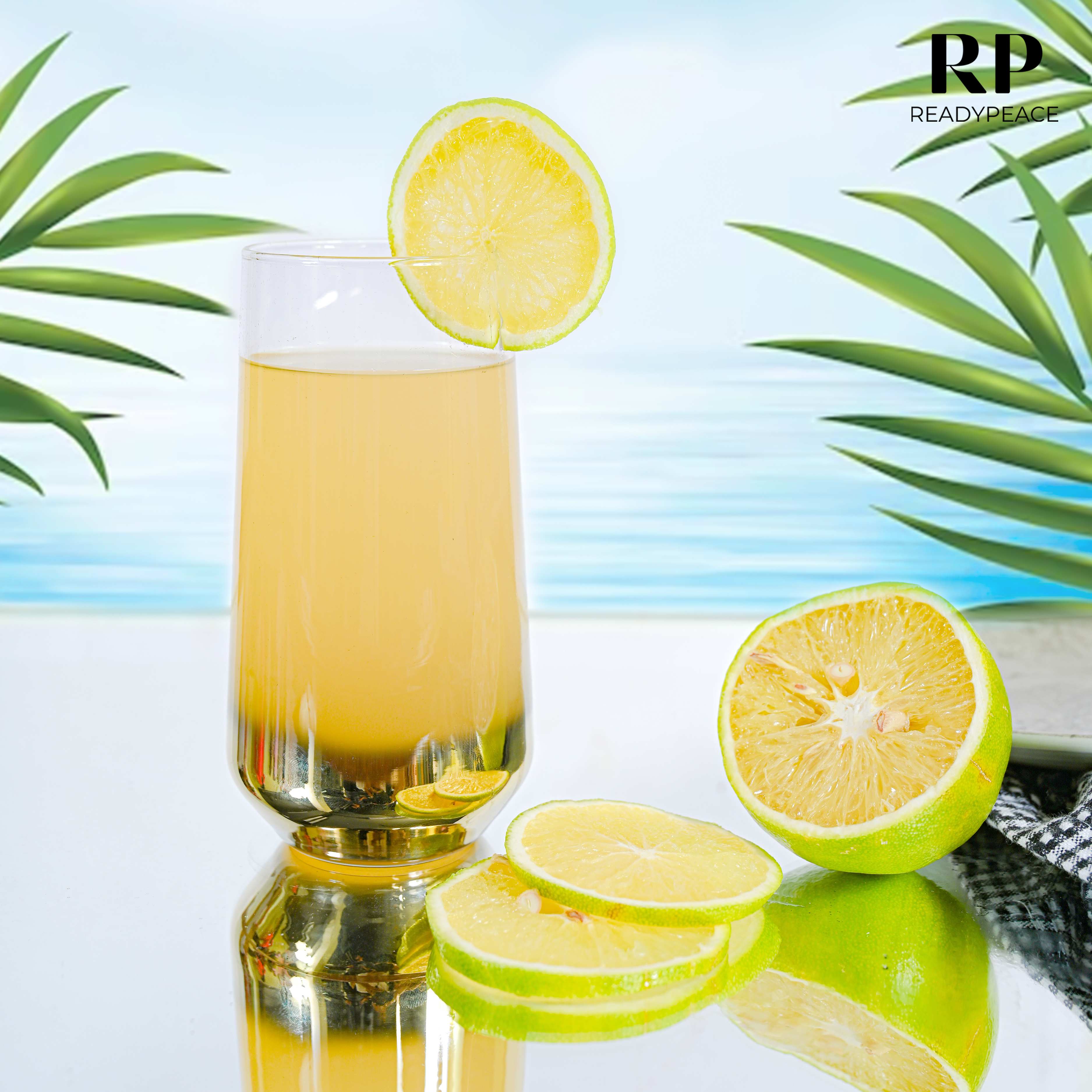 Allure Gold Ombre Tall Glass