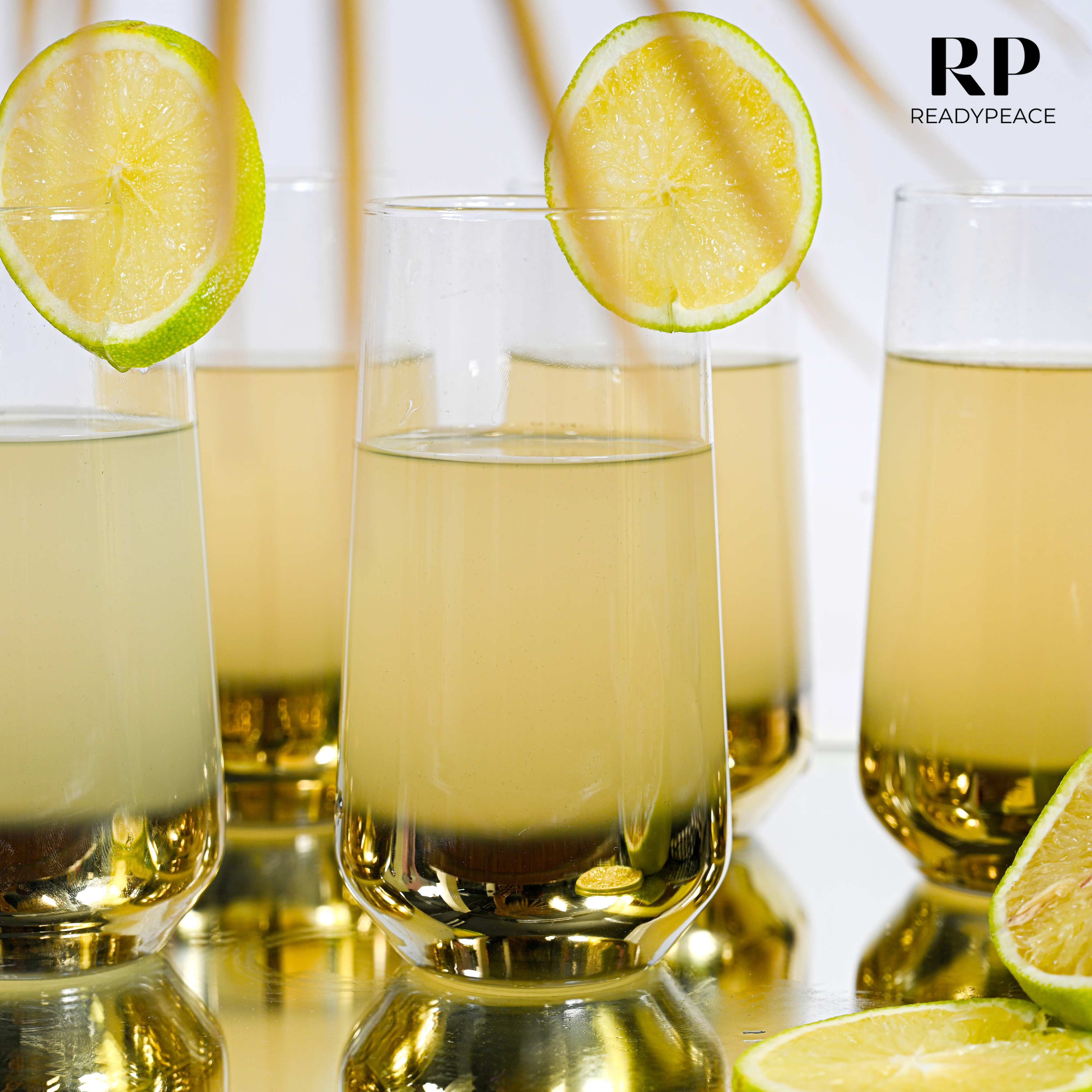 Allure Gold Ombre Tall Glass