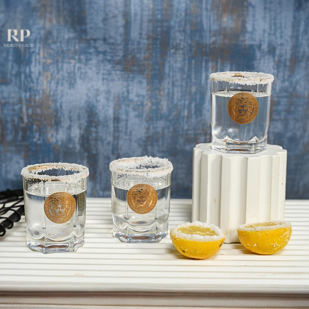 King Style Versace Gold Plated Shot Glass (Set of 6)