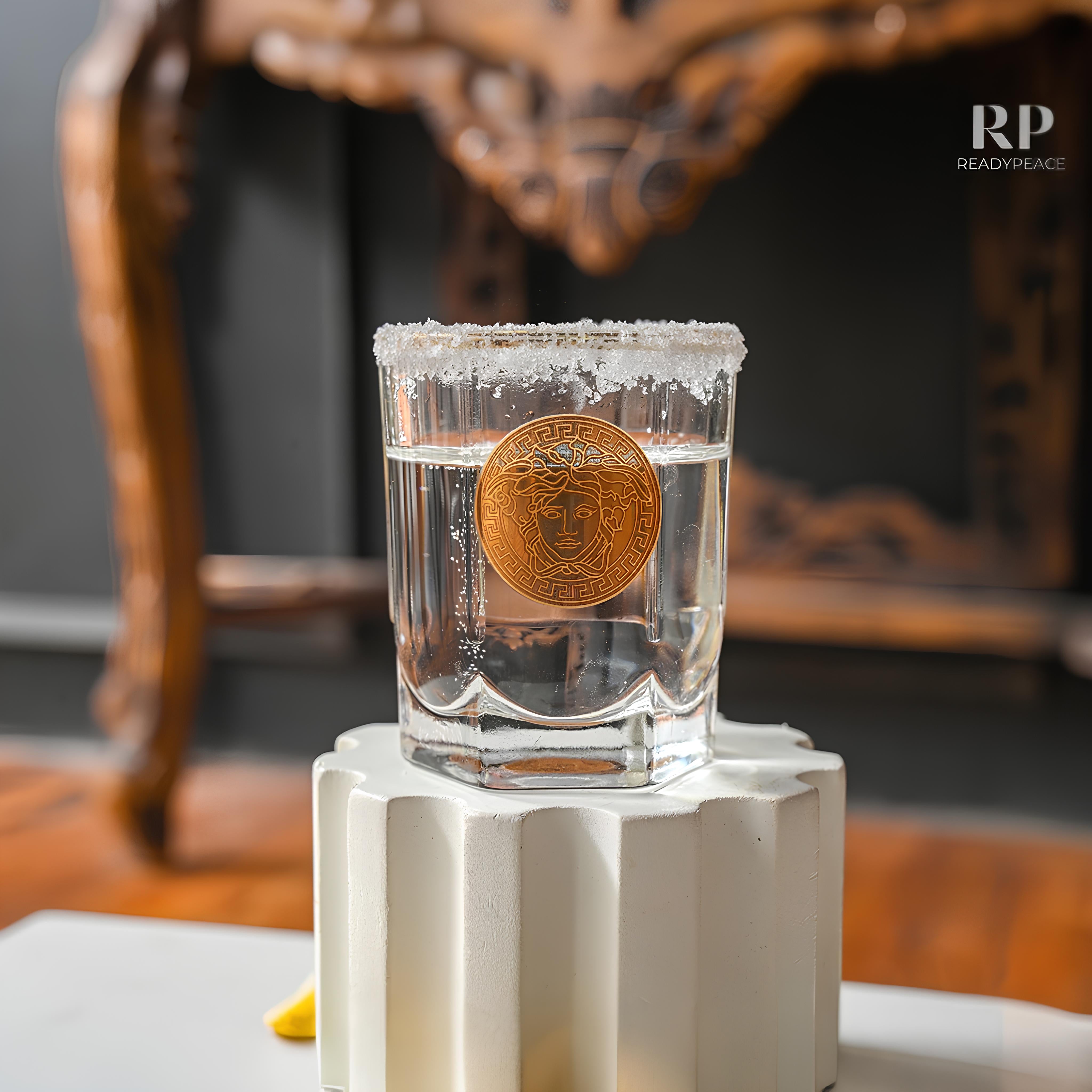 King Style Versace Gold Plated Shot Glass (Set of 6)