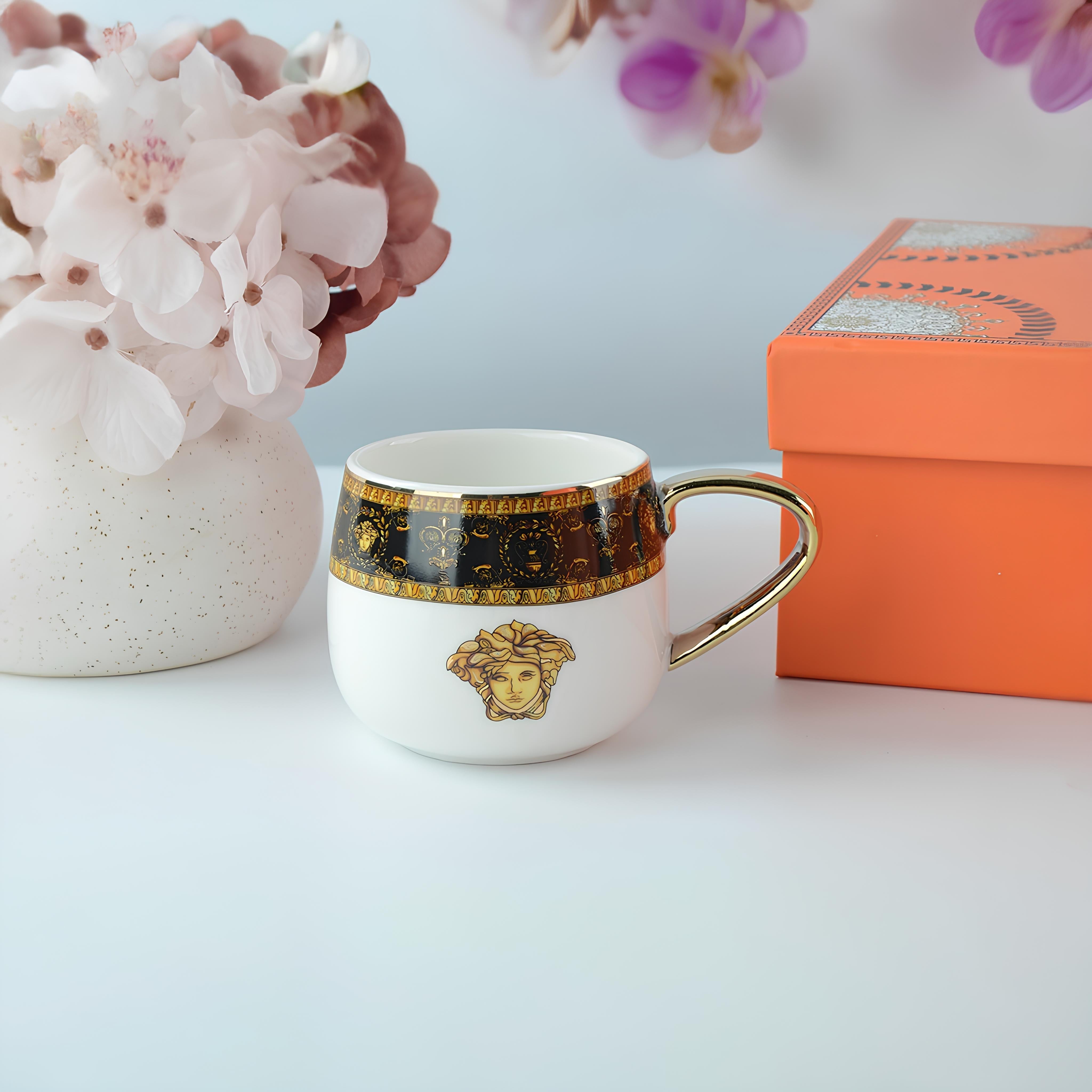 Imperial Versace 8 pcs Cup Set with Kettle & Tray