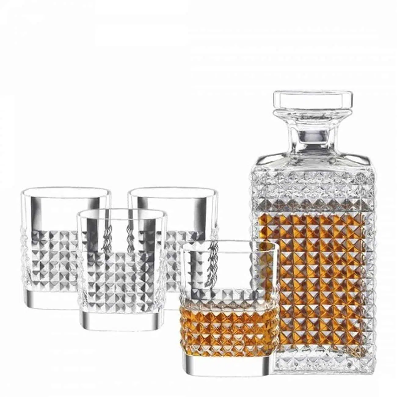 INTENSO Elixir Crystal Whisky 5 pcs decanter set