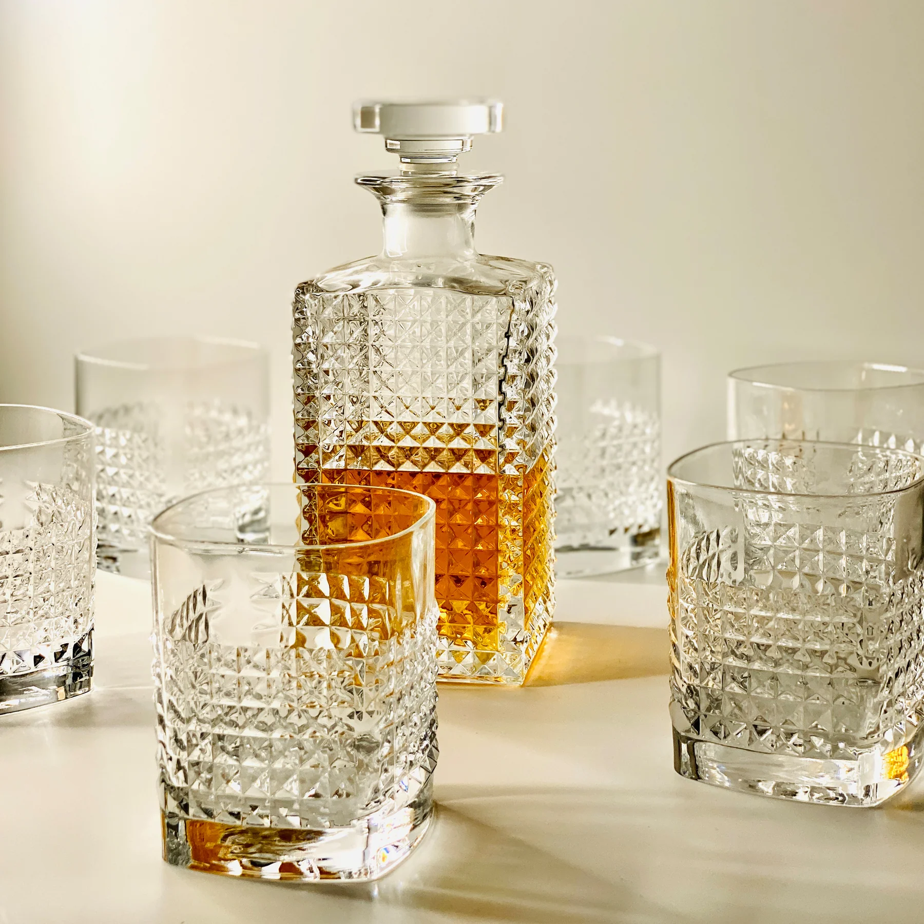 INTENSO Elixir Crystal Whisky 5 pcs decanter set