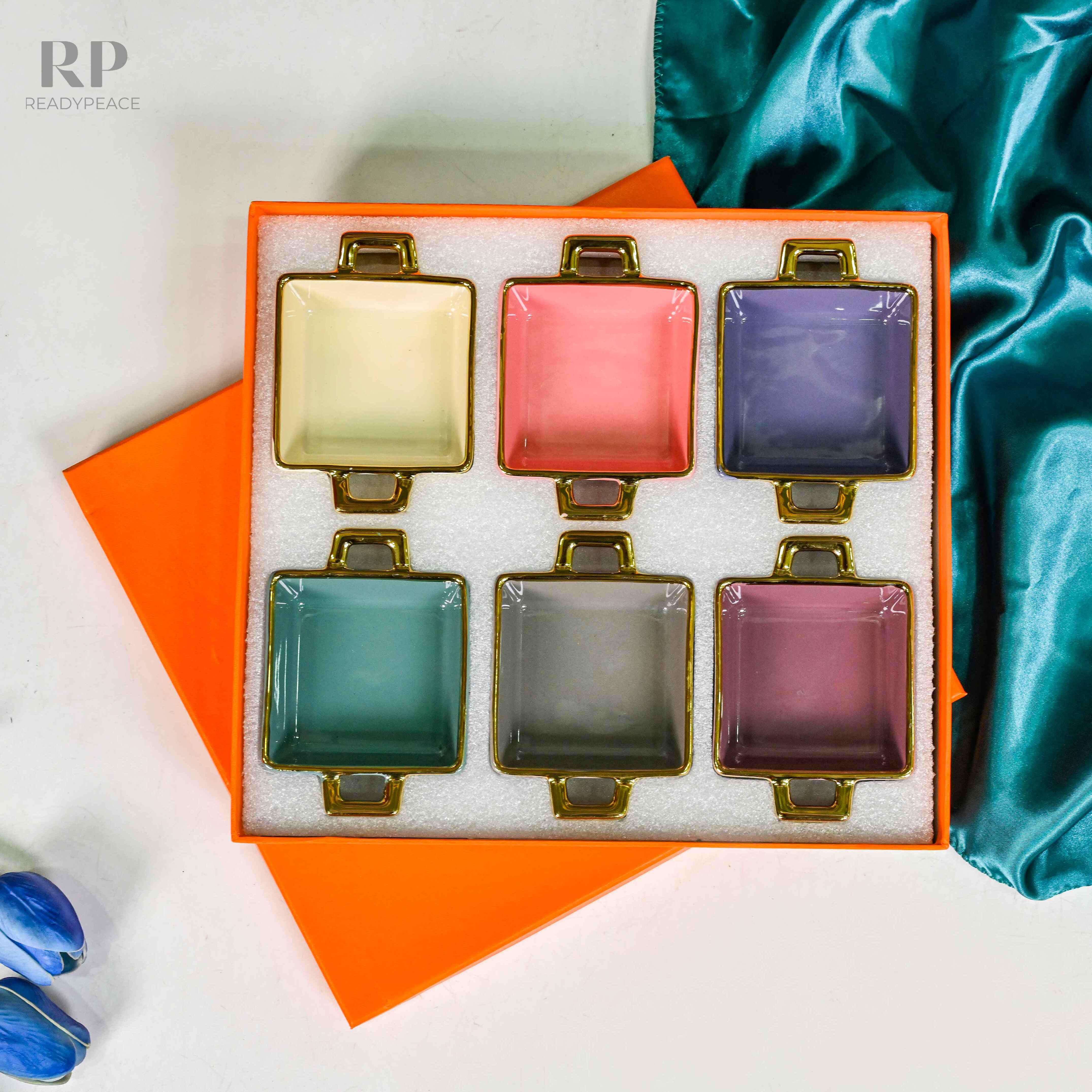 Prism Gold Plated Mini Bytes Serving Set