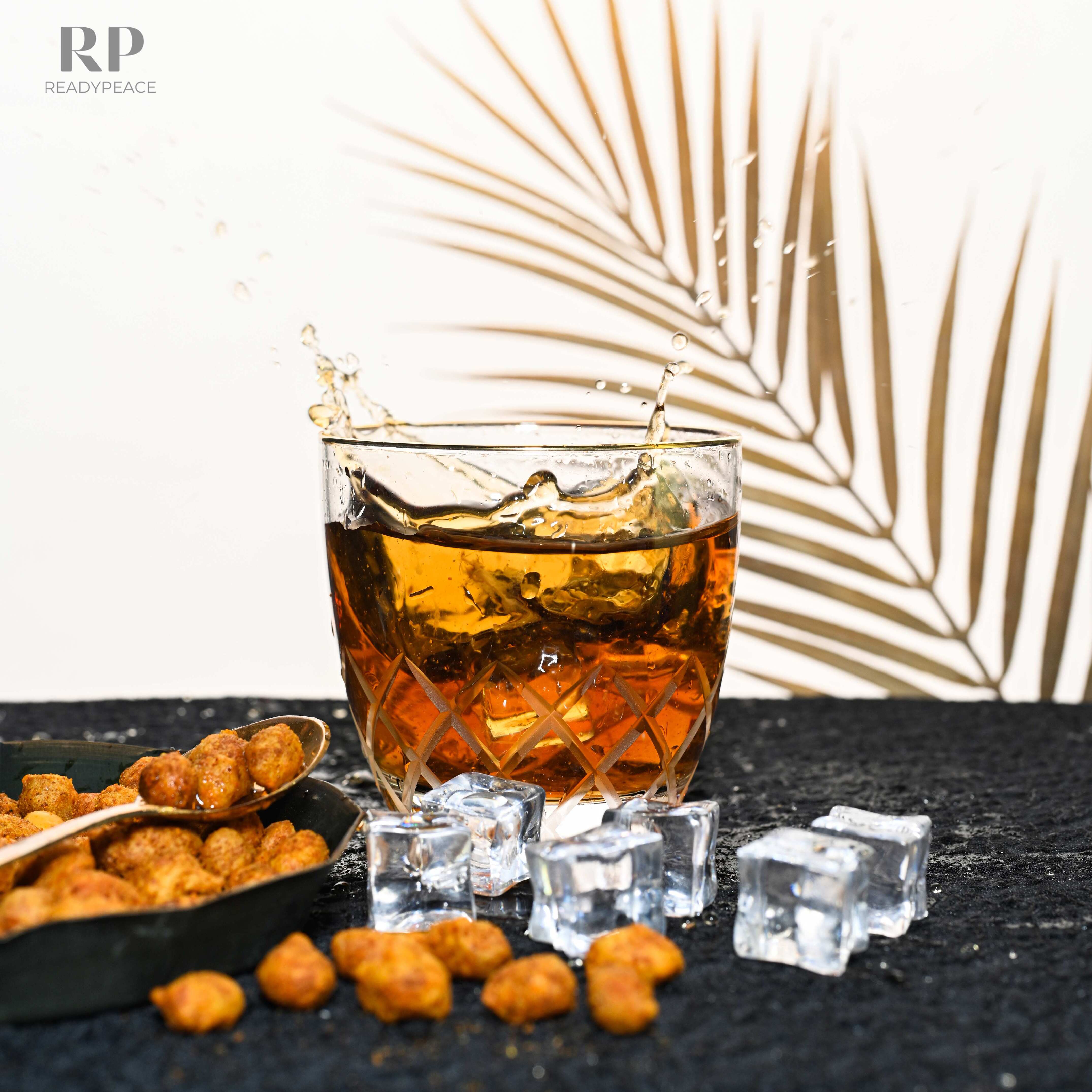 Nexus Crystal Gold Rim Whiskey Glass (Set of 6)
