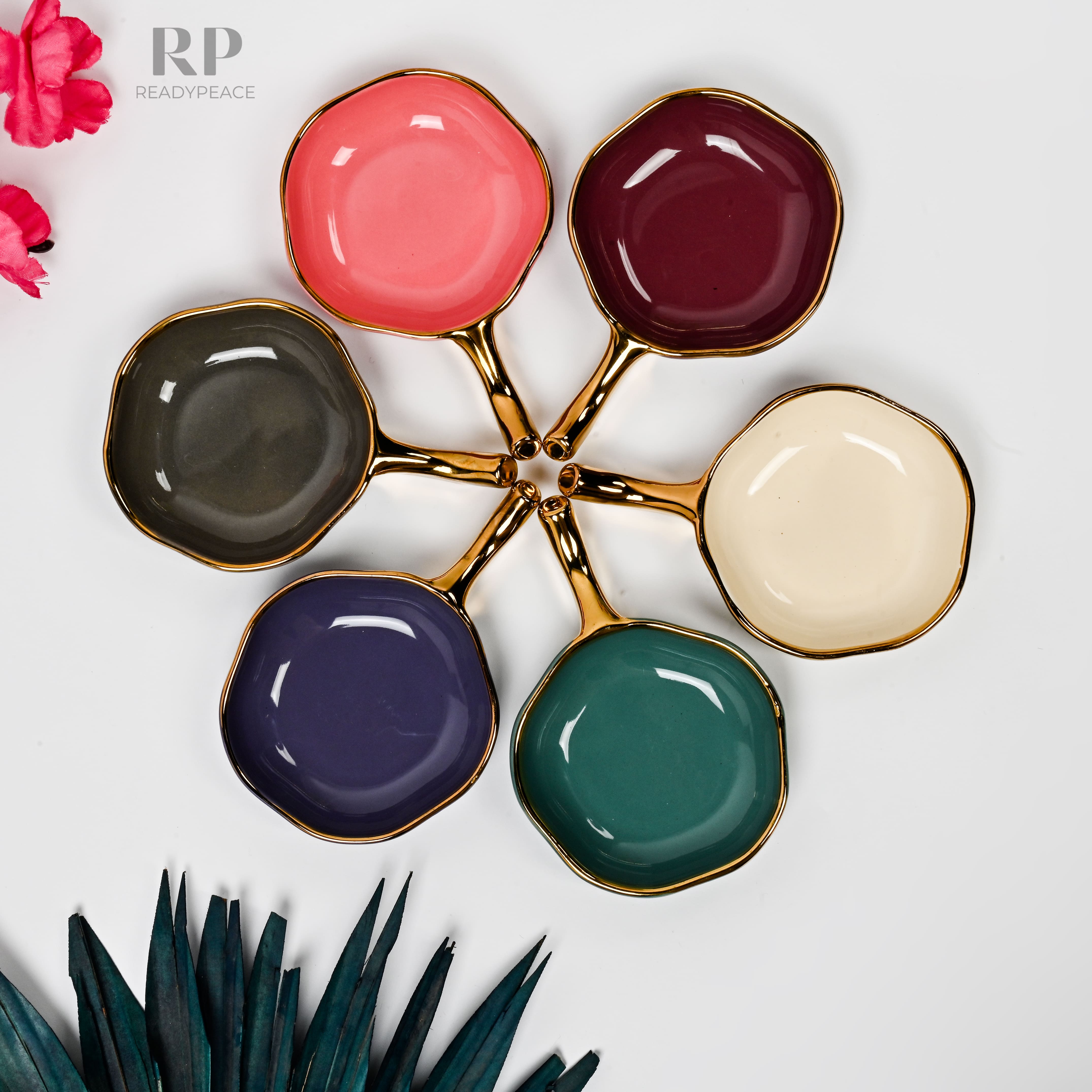 Prism Gold Plated Mini Bytes Serving Set