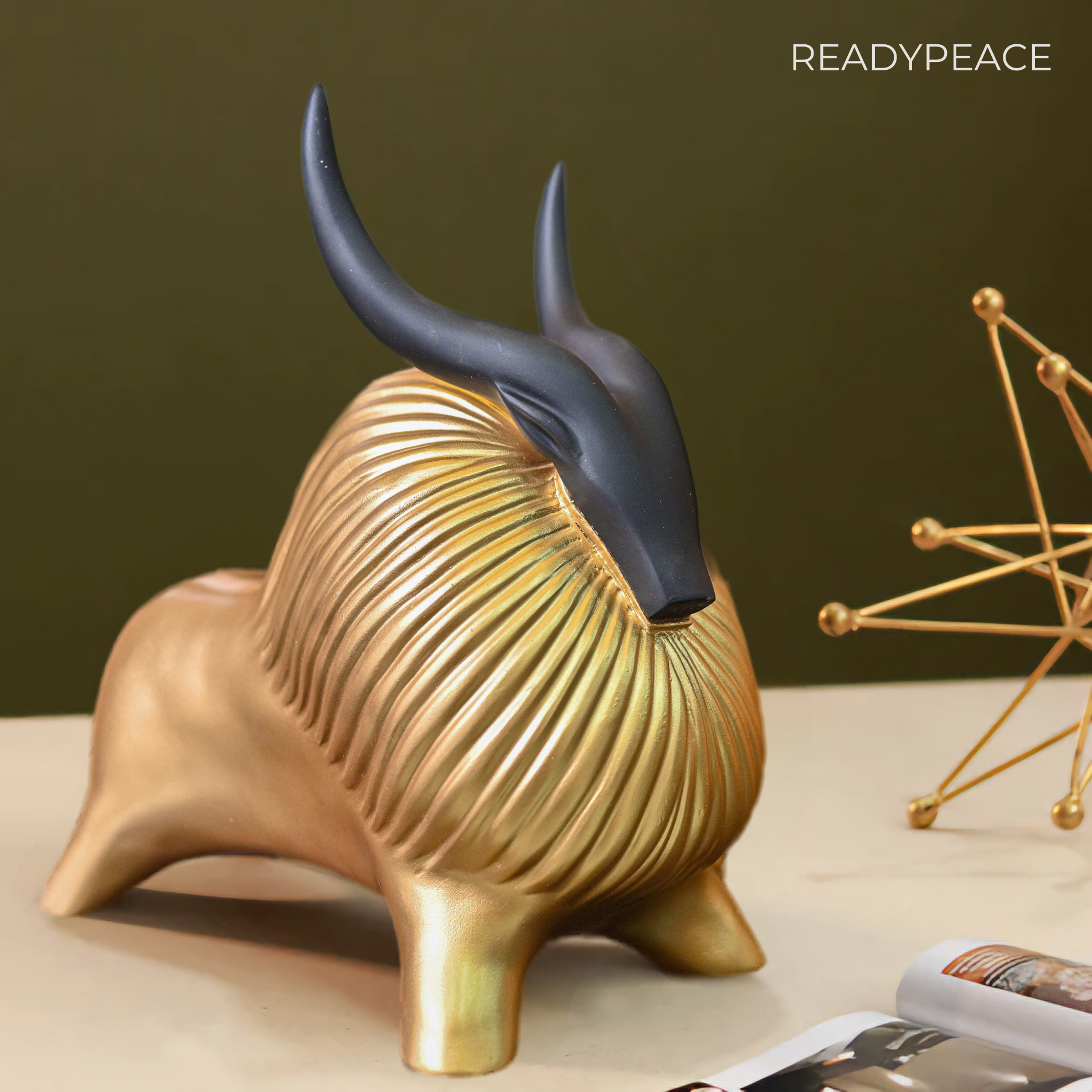 The Himalayan Yak with Black Horns