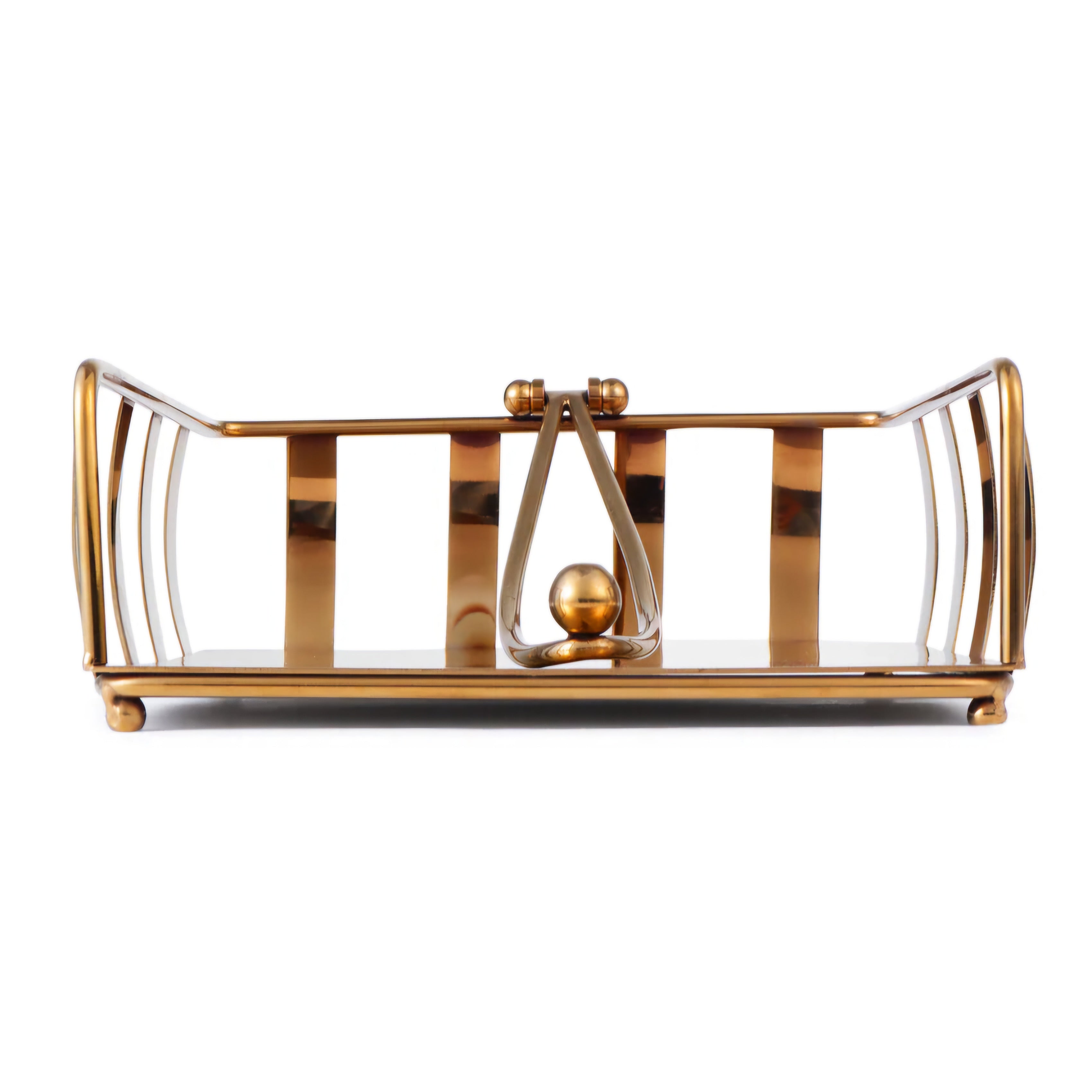 The Golden Cage Napkin Holder