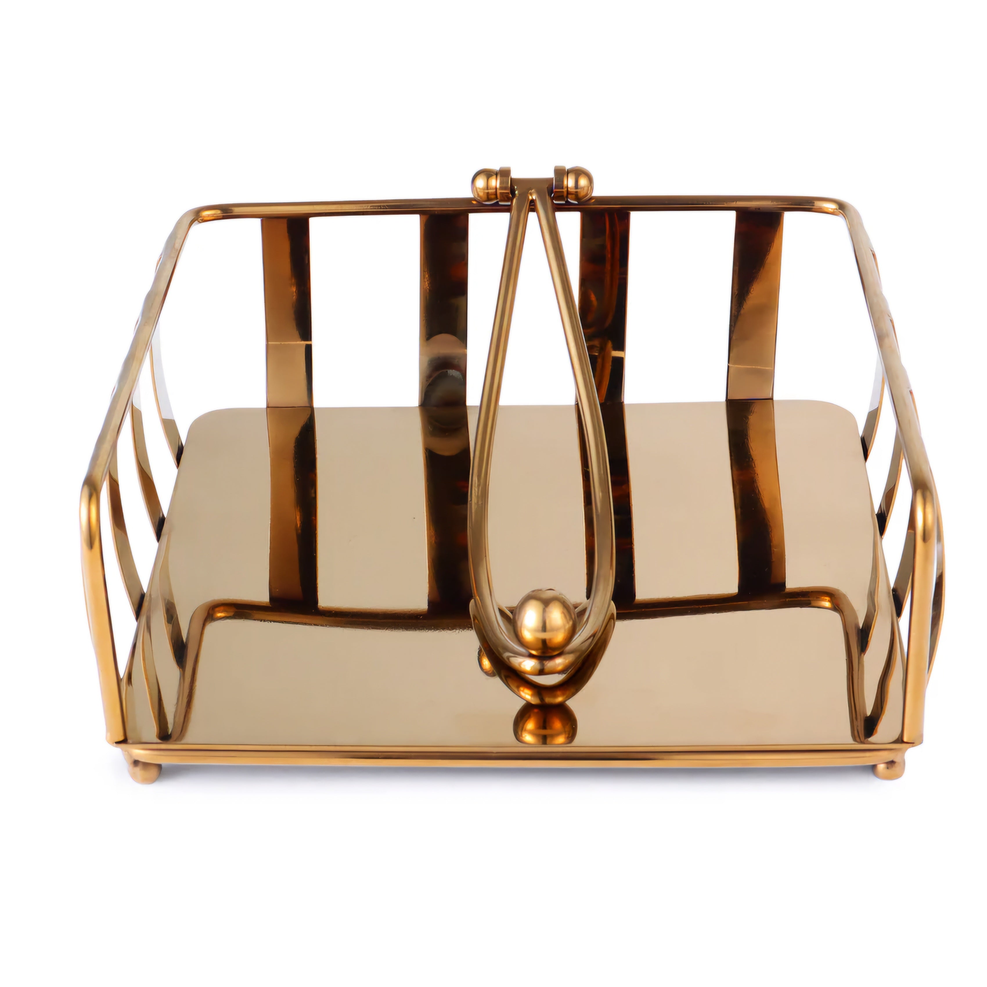 The Golden Cage Napkin Holder