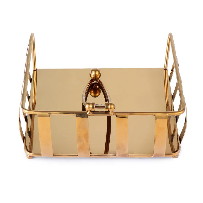 The Golden Cage Napkin Holder
