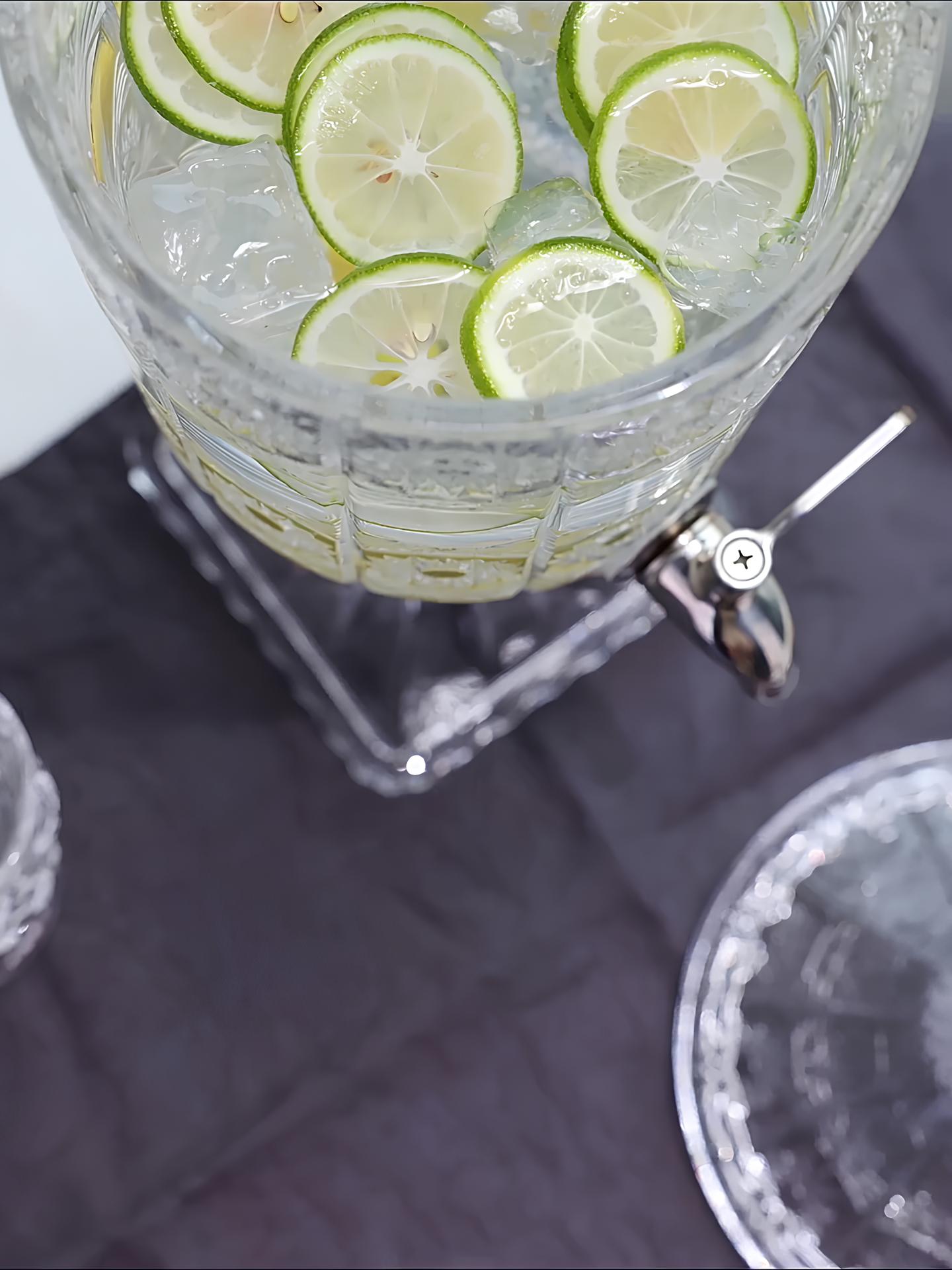 Retro Glass Dispenser with Tap (3 Ltr Pitcher)