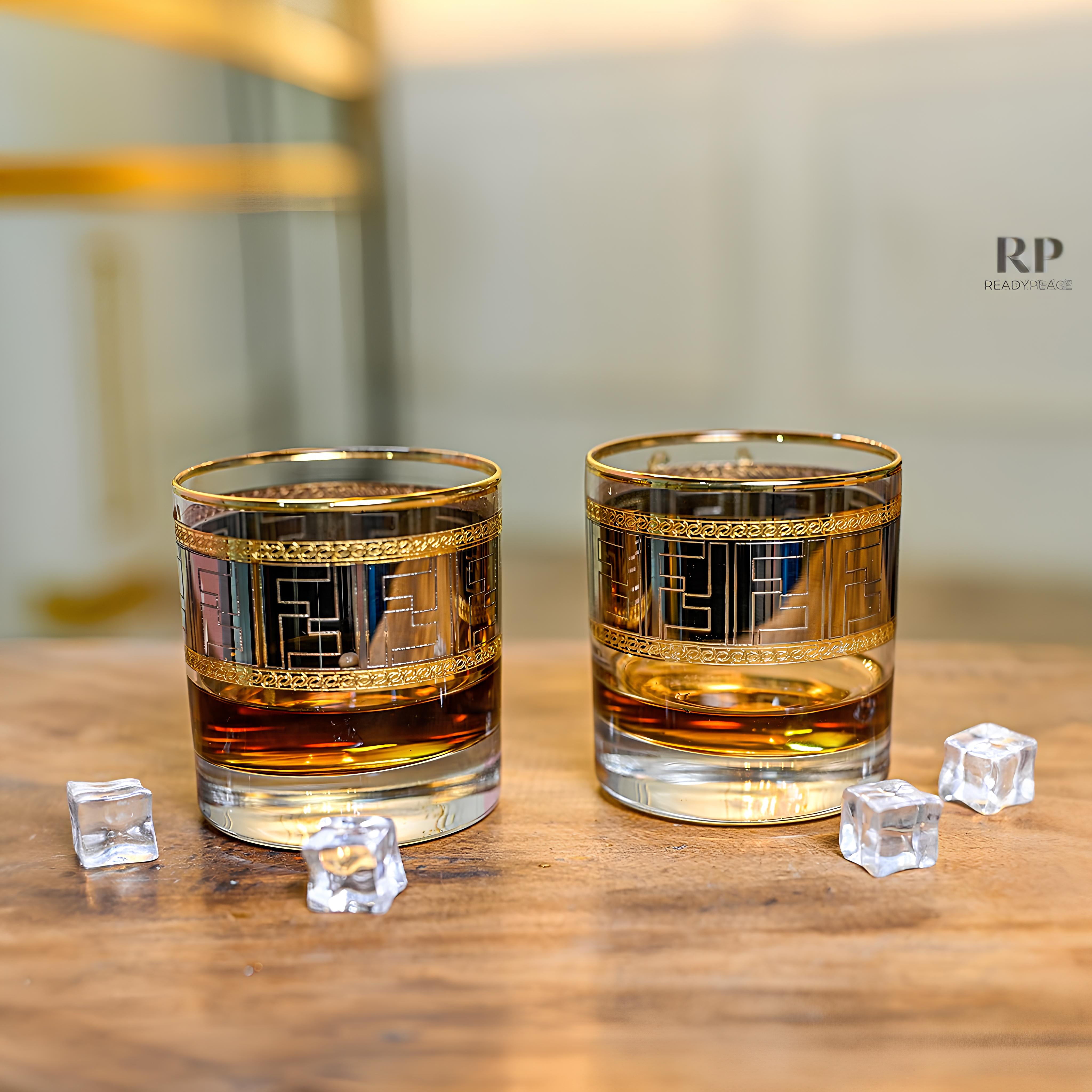 Diva Fendi Crystal Scotch Glass (410 ml)