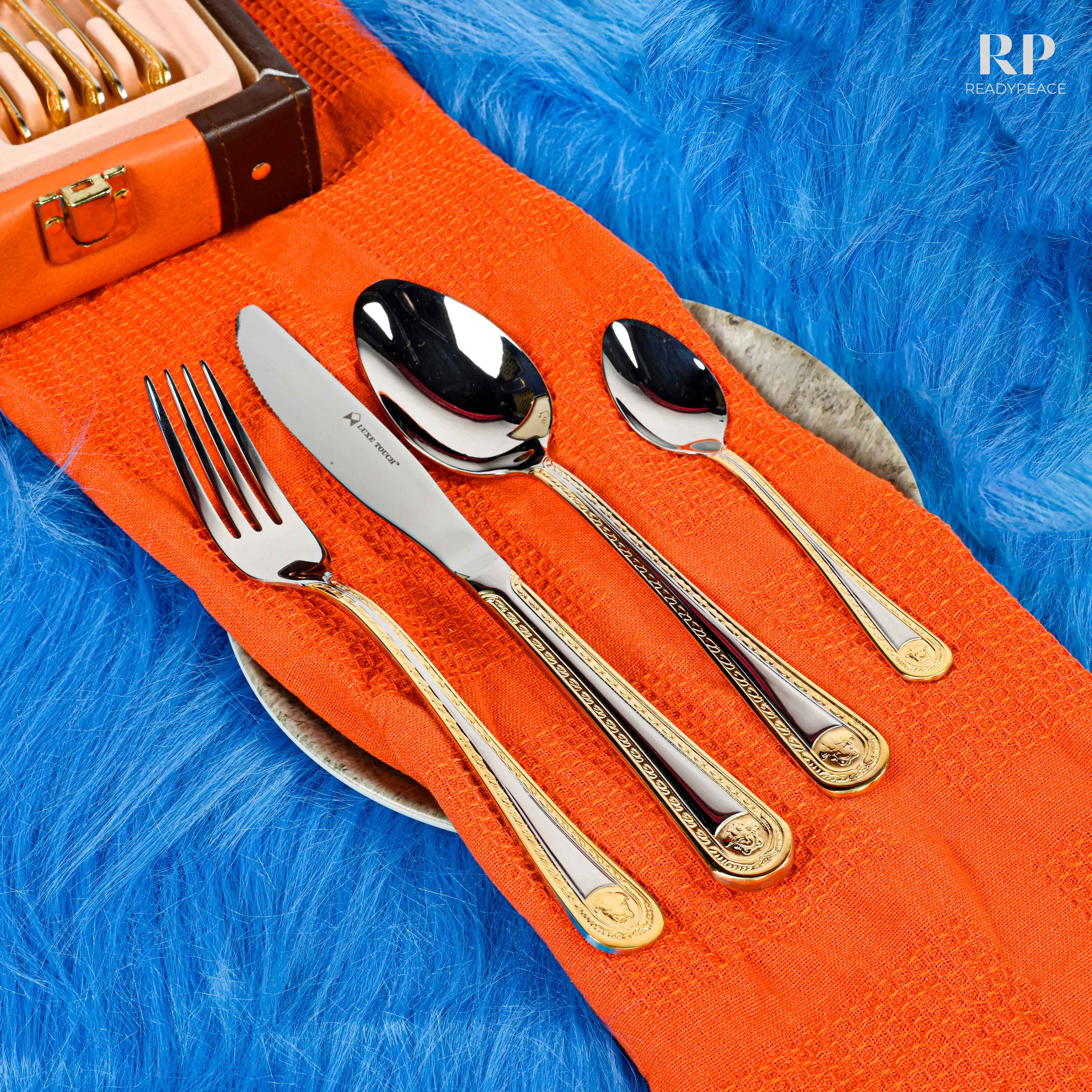 Emir Versace 24 pcs Stainless Steel Cutlery set in Giftcase