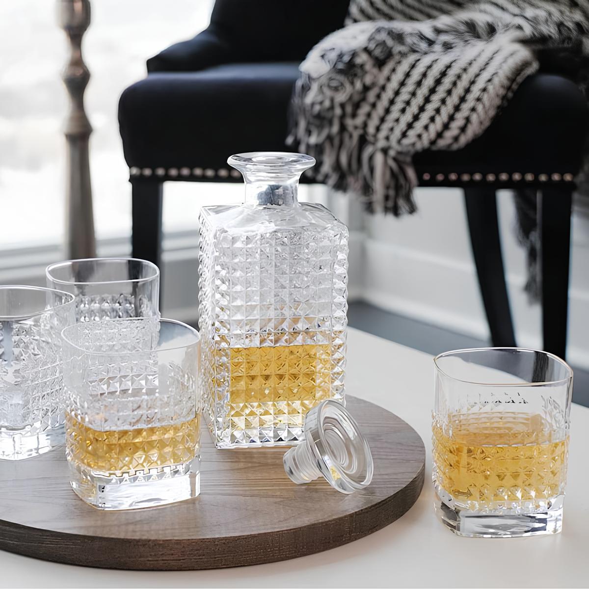 INTENSO Elixir Crystal Whisky 5 pcs decanter set
