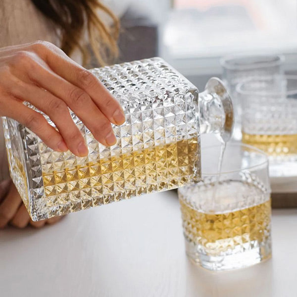 INTENSO Elixir Crystal Whisky 5 pcs decanter set