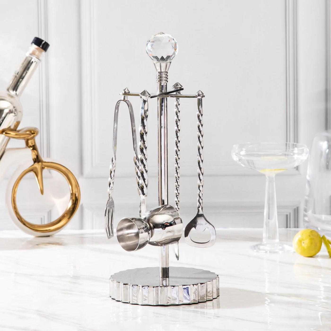 Czar 5 pcs Diamond Bar Set with Stand