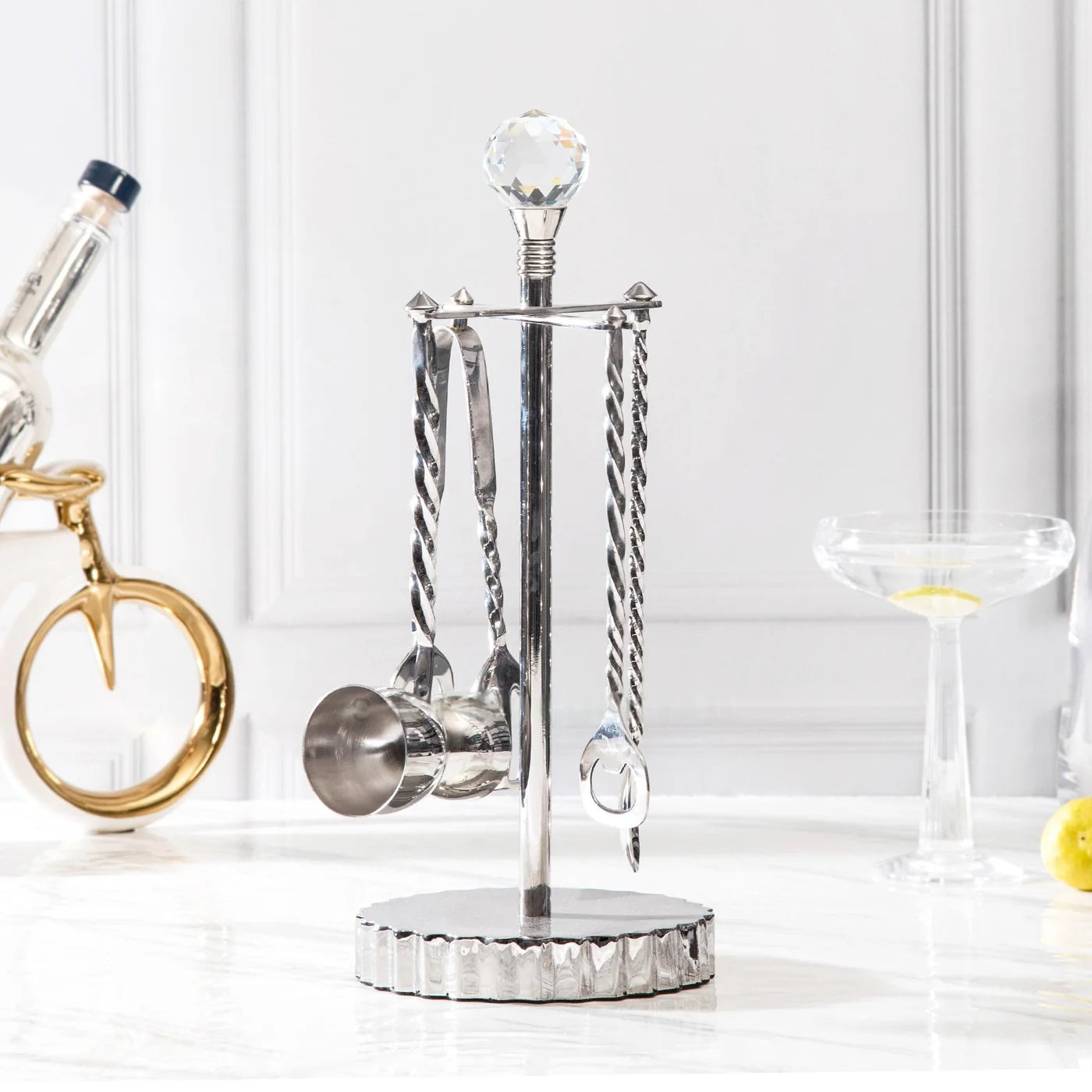 Czar 5 pcs Diamond Bar Set with Stand