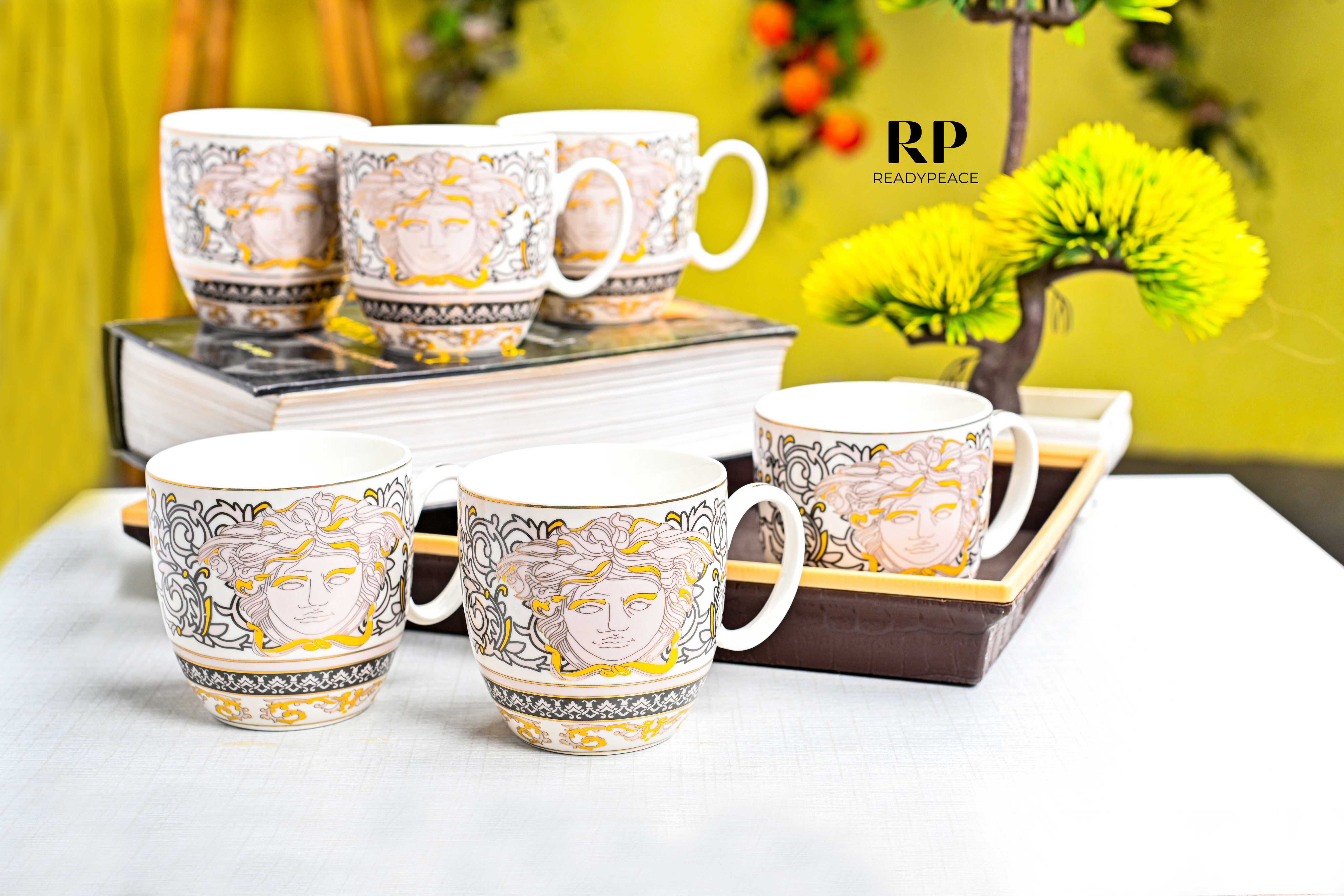 Versace Fine Bone China Mug (Set of 6)