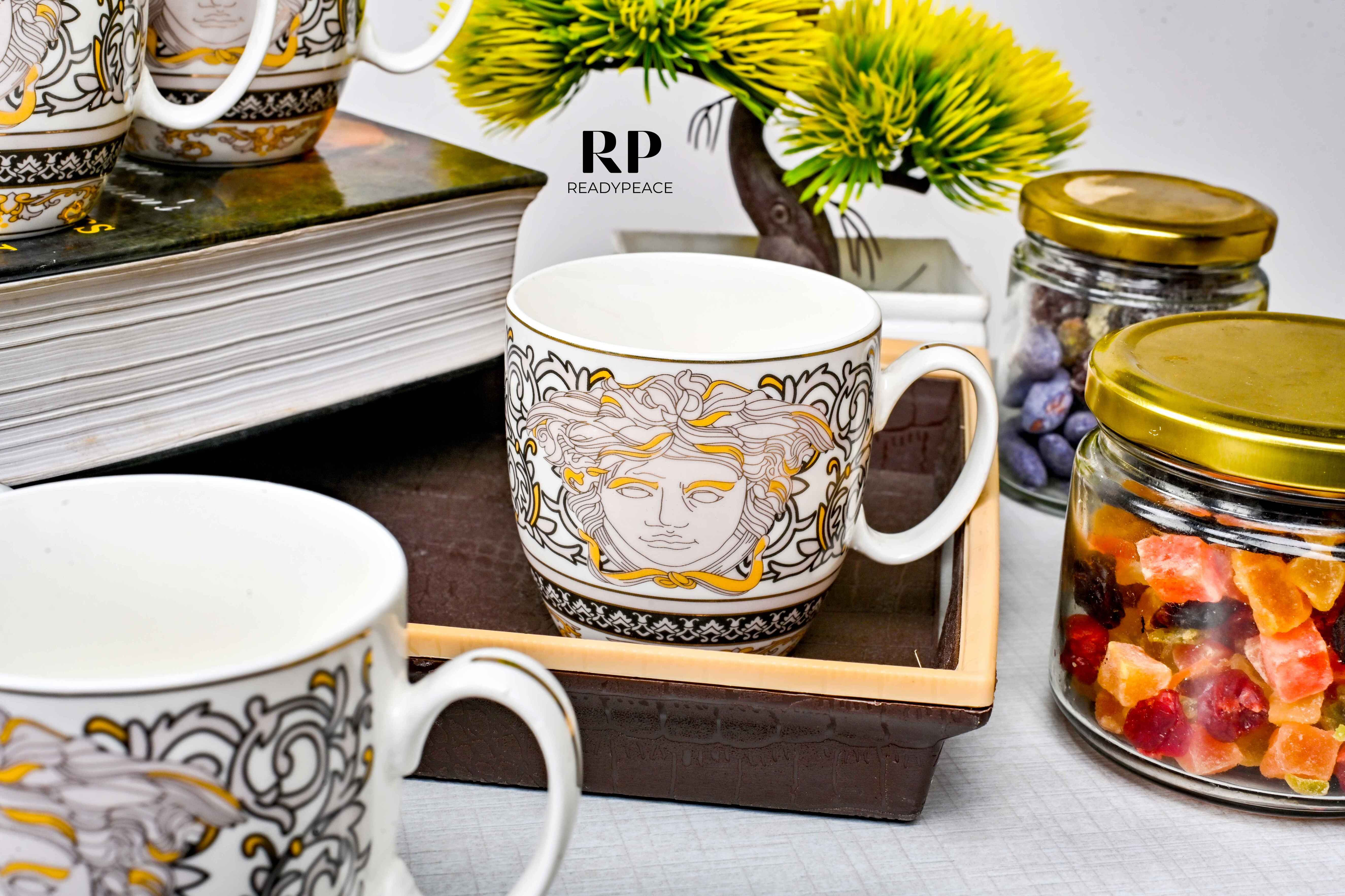 Versace Fine Bone China Mug (Set of 6)