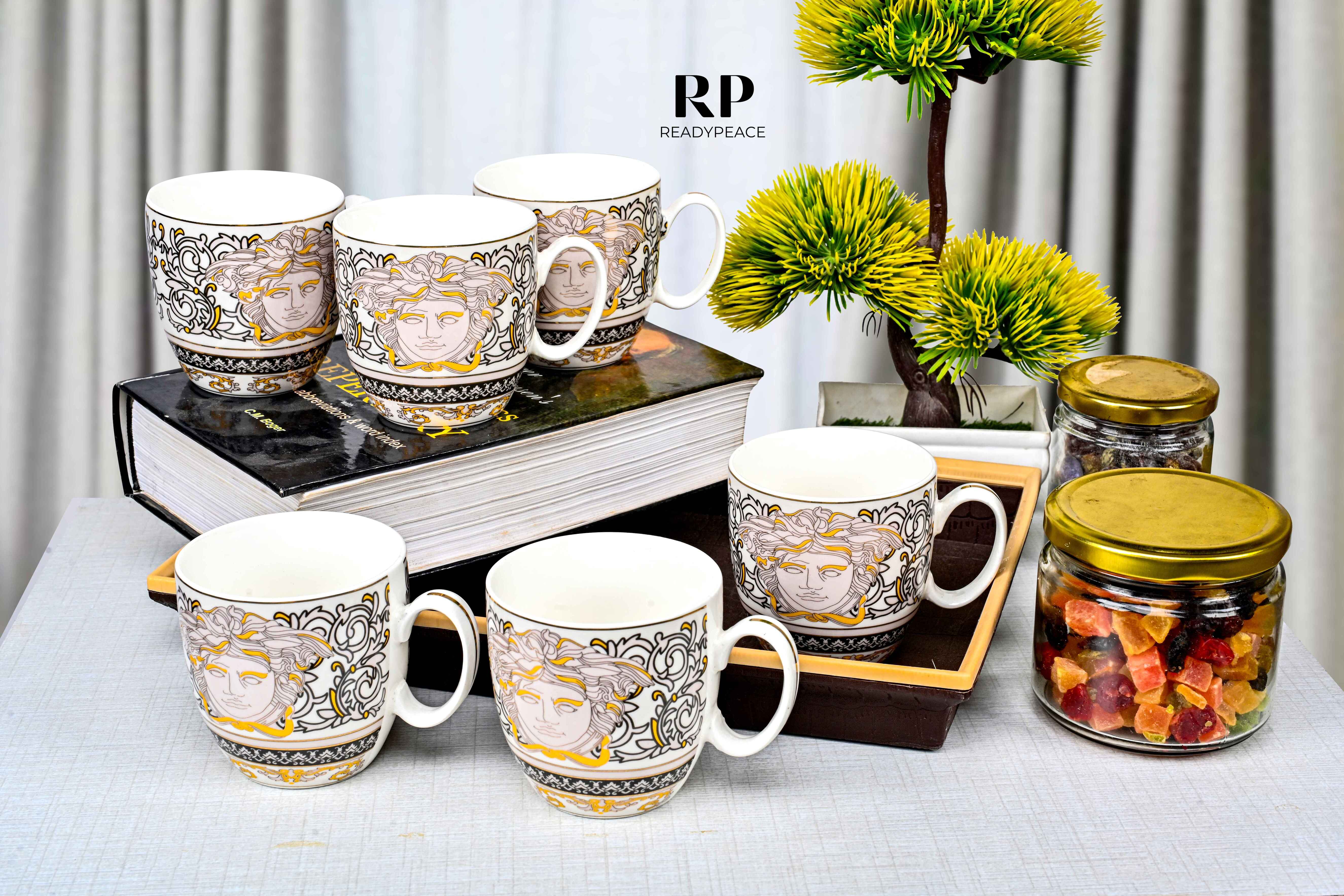 Versace Fine Bone China Mug (Set of 6)
