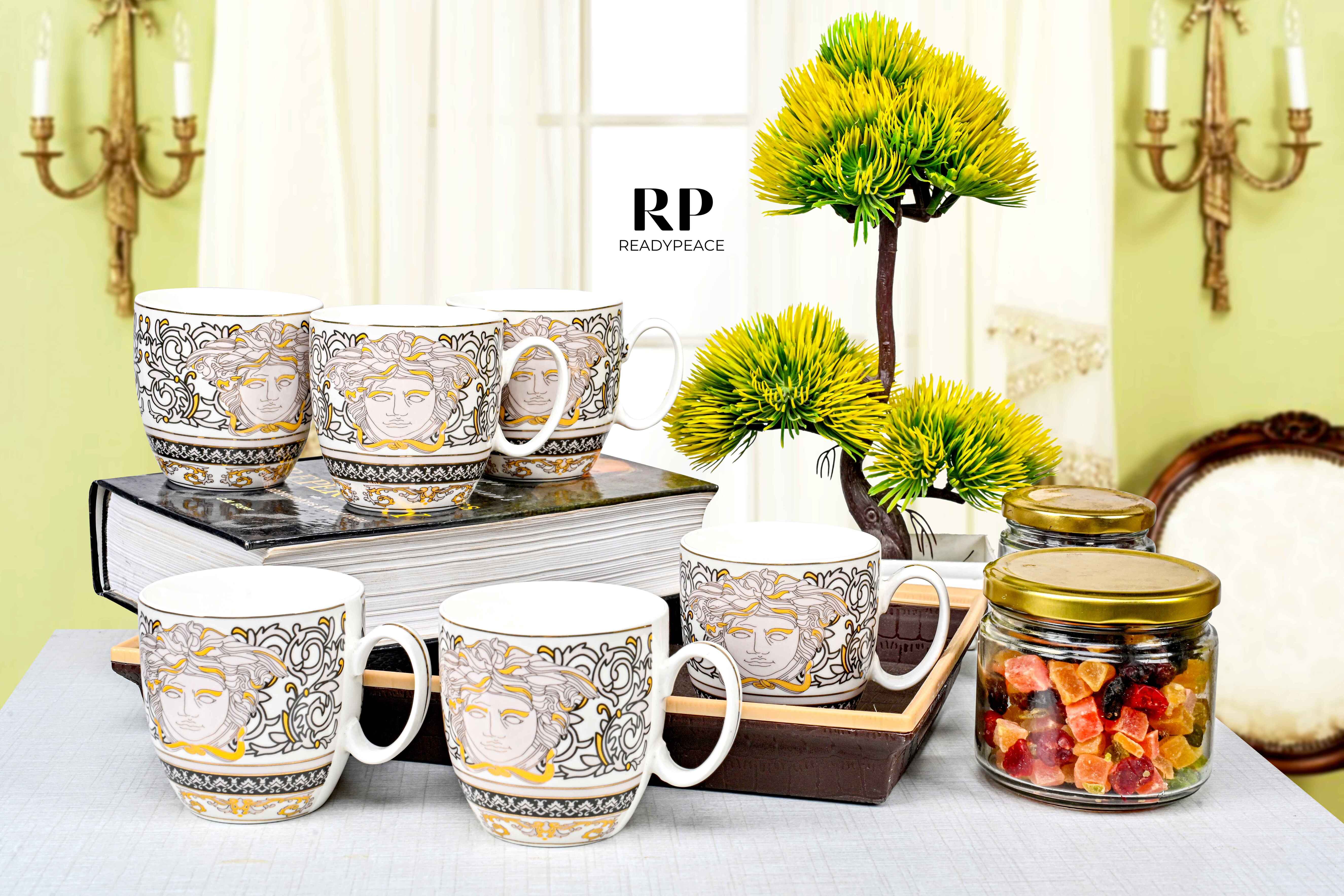 Versace Fine Bone China Mug (Set of 6)
