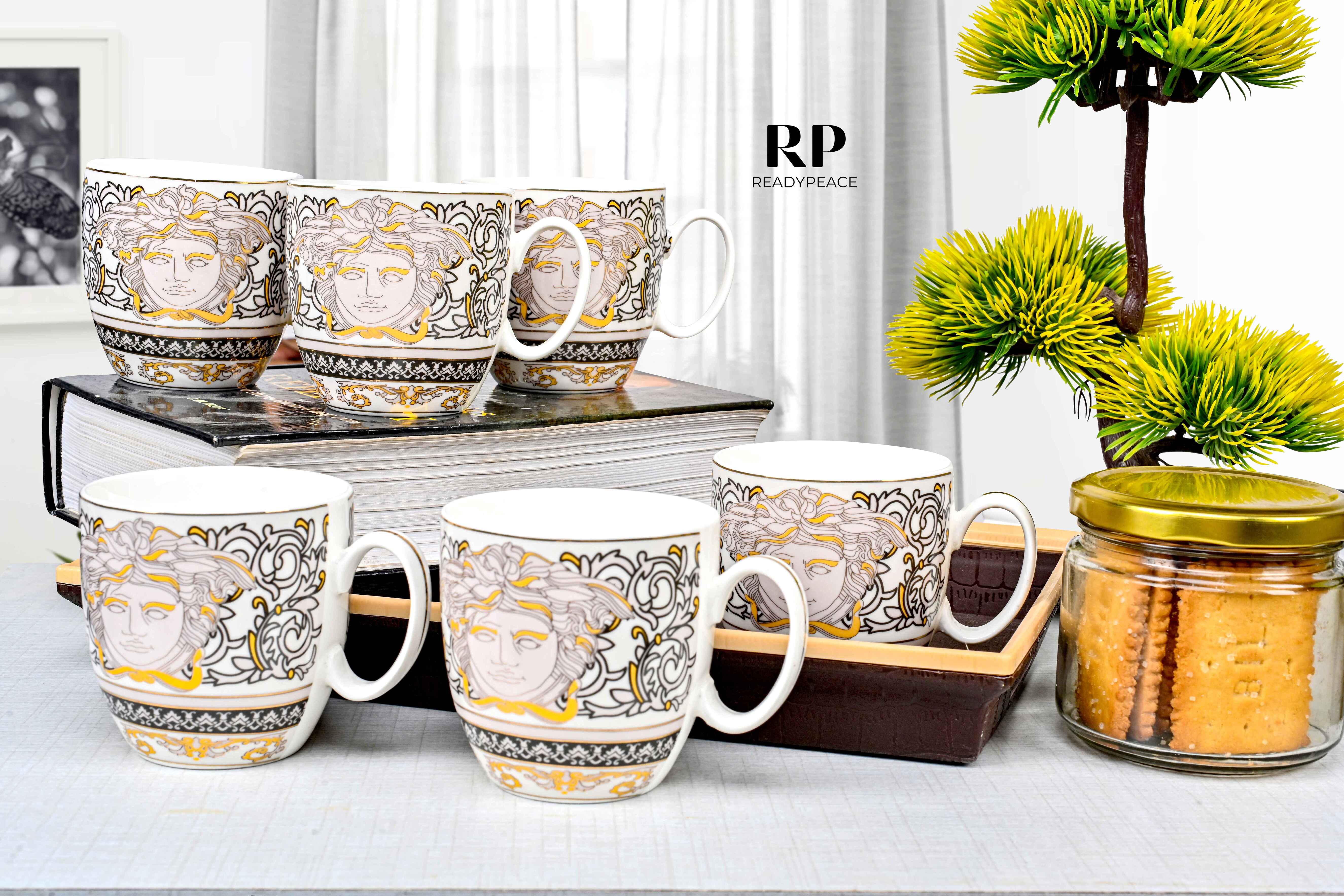 Versace Fine Bone China Mug (Set of 6)