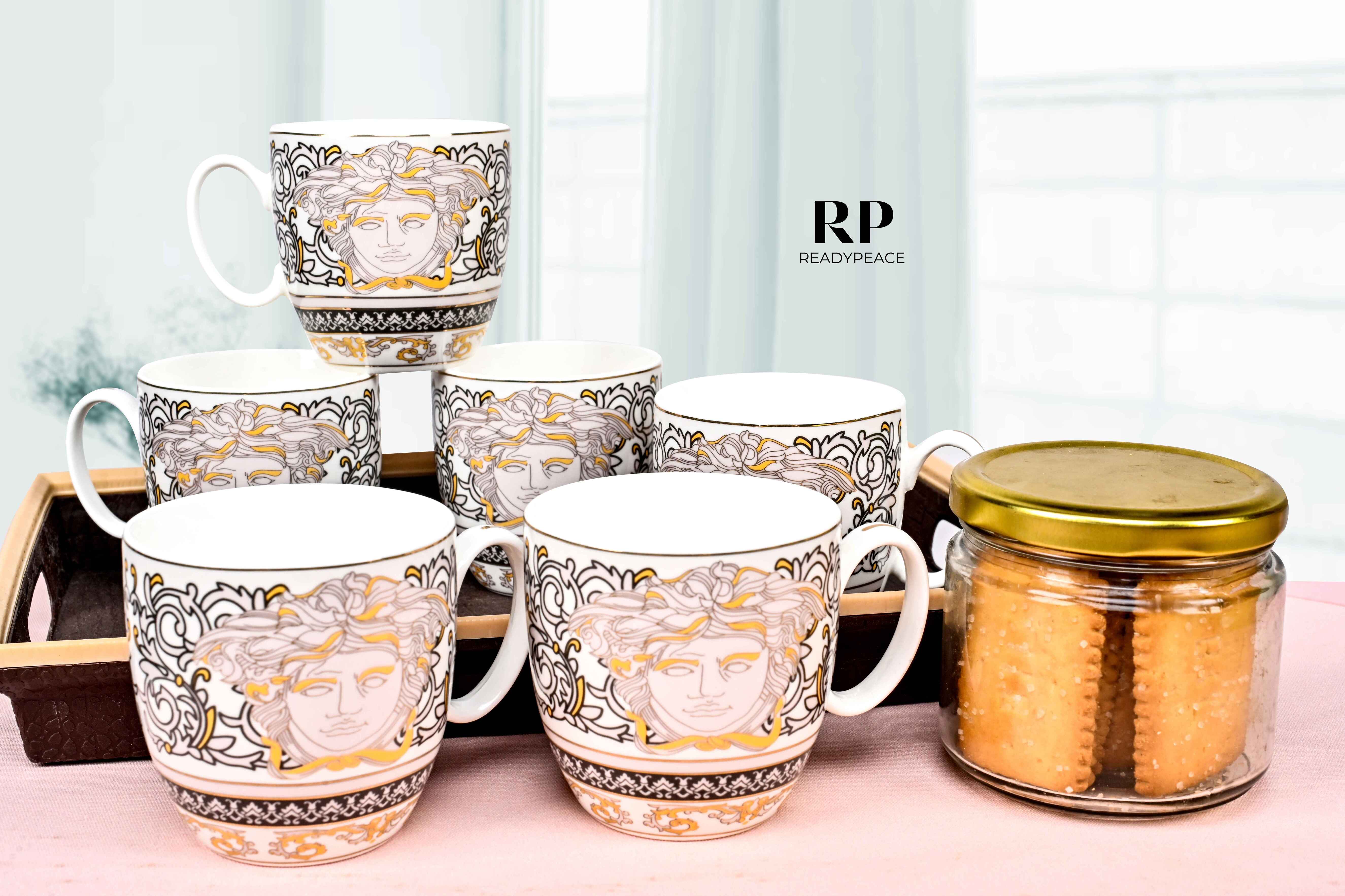 Versace Fine Bone China Mug (Set of 6)