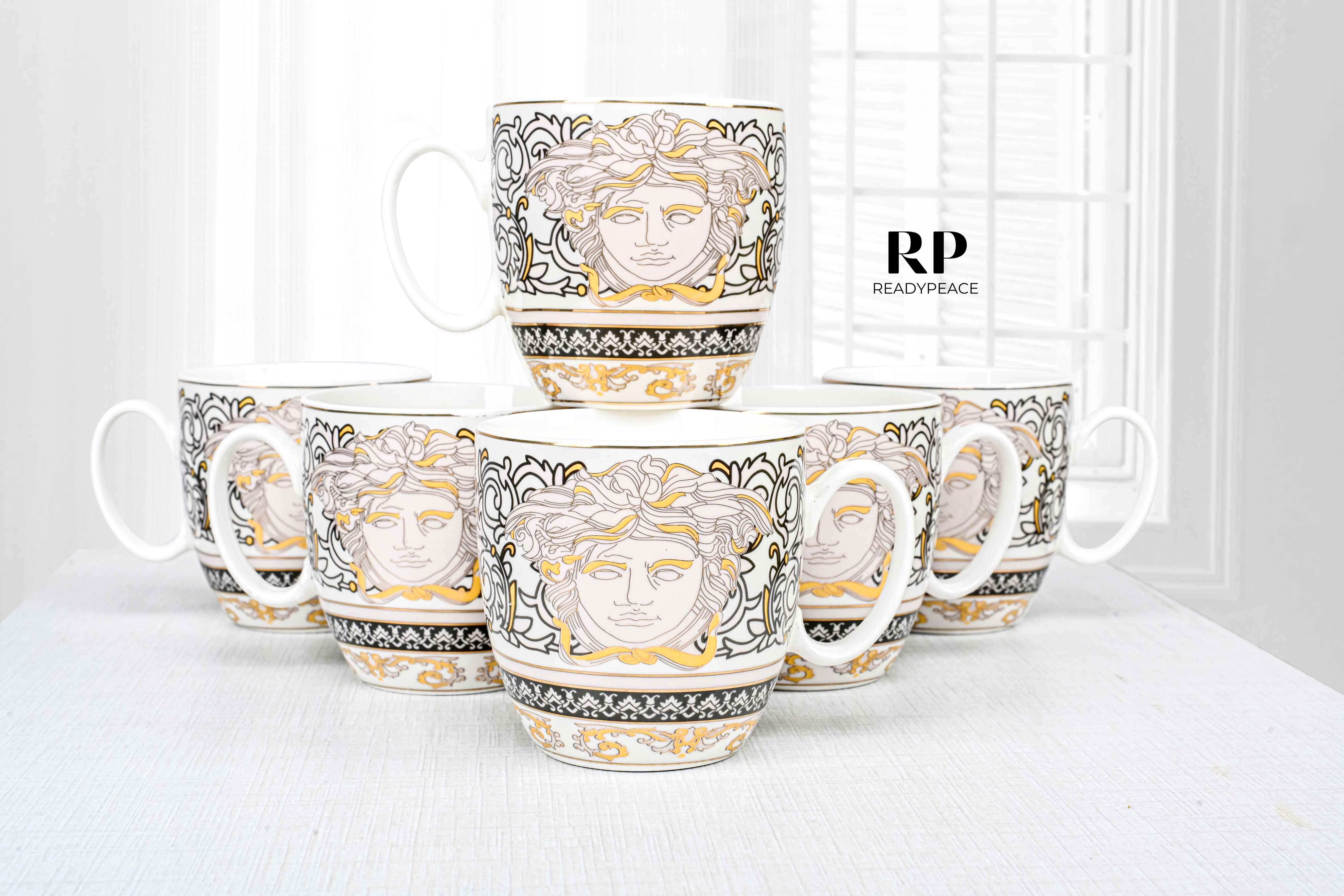 Versace Fine Bone China Mug (Set of 6)