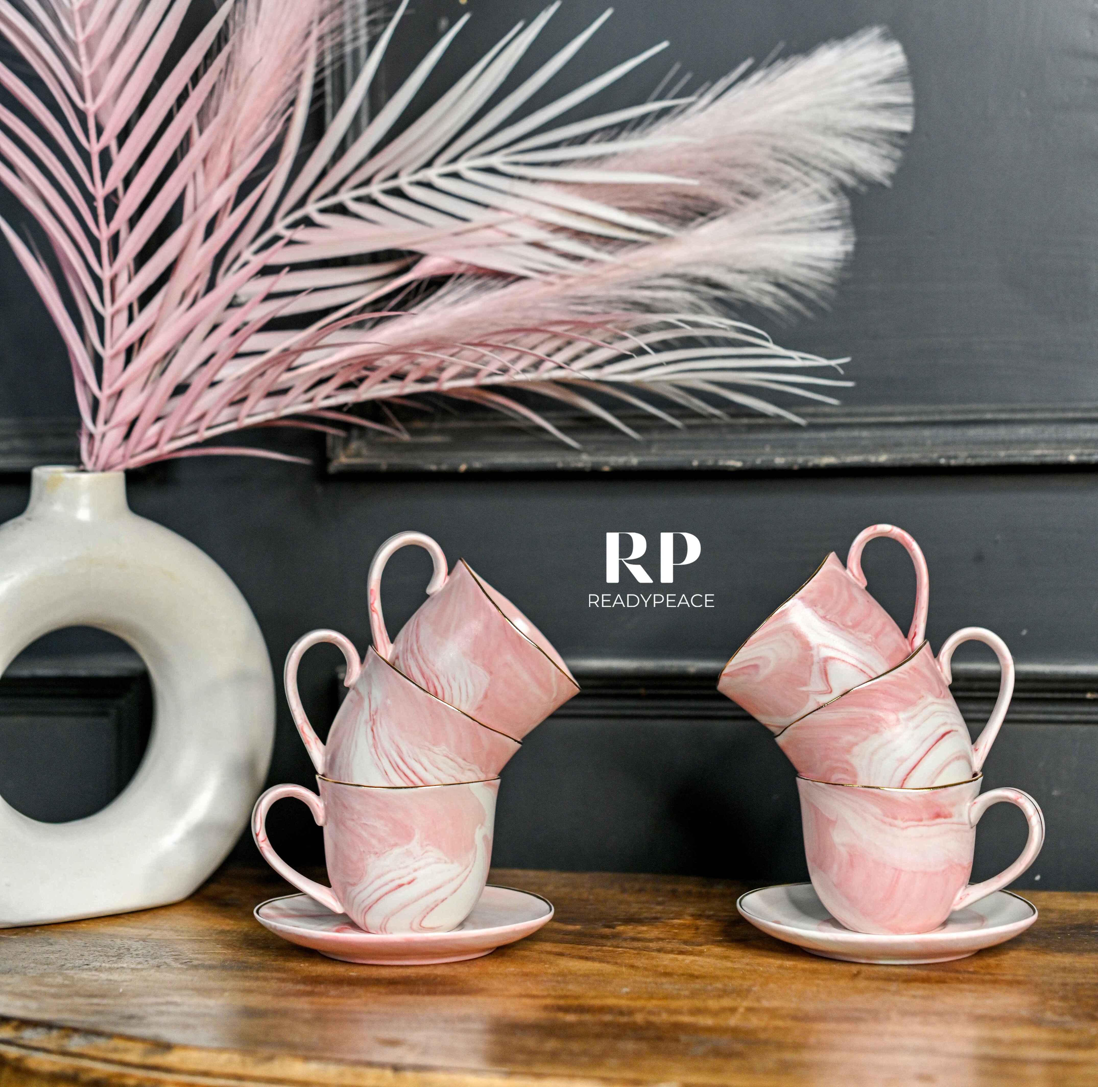Premium Melody Cup & Saucer Set of 6