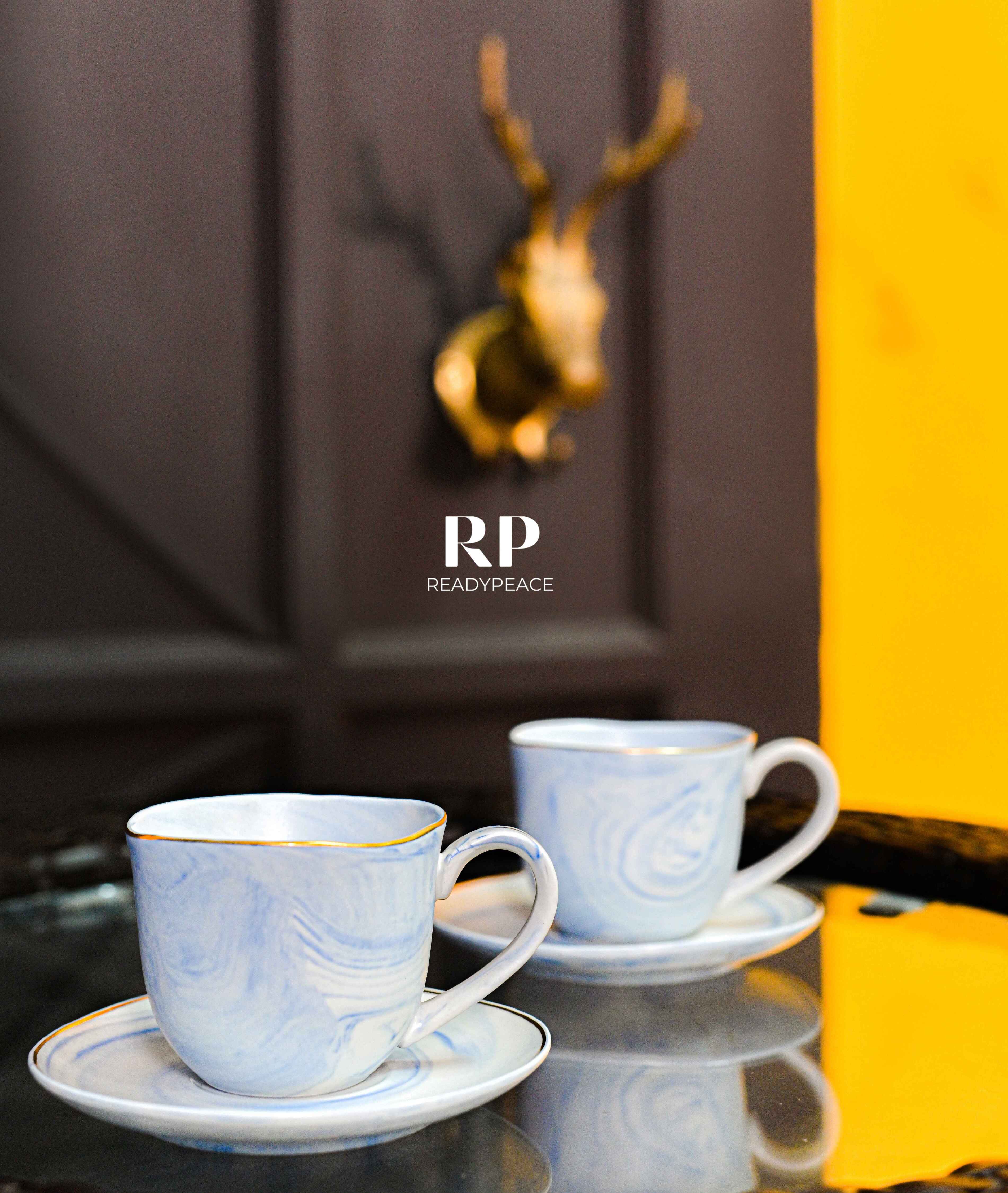 Premium Melody Cup & Saucer Set of 6