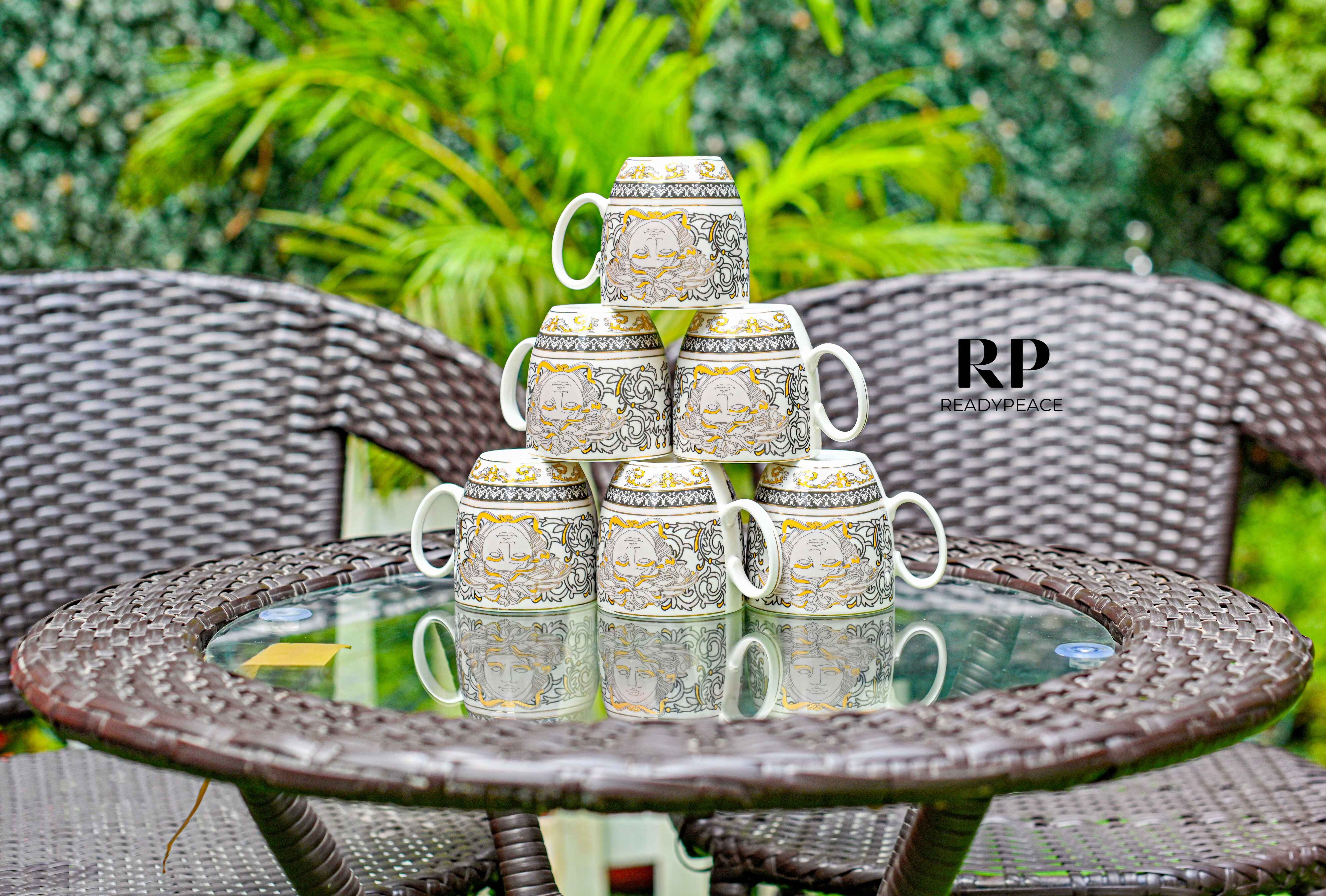 Versace Fine Bone China Mug (Set of 6)