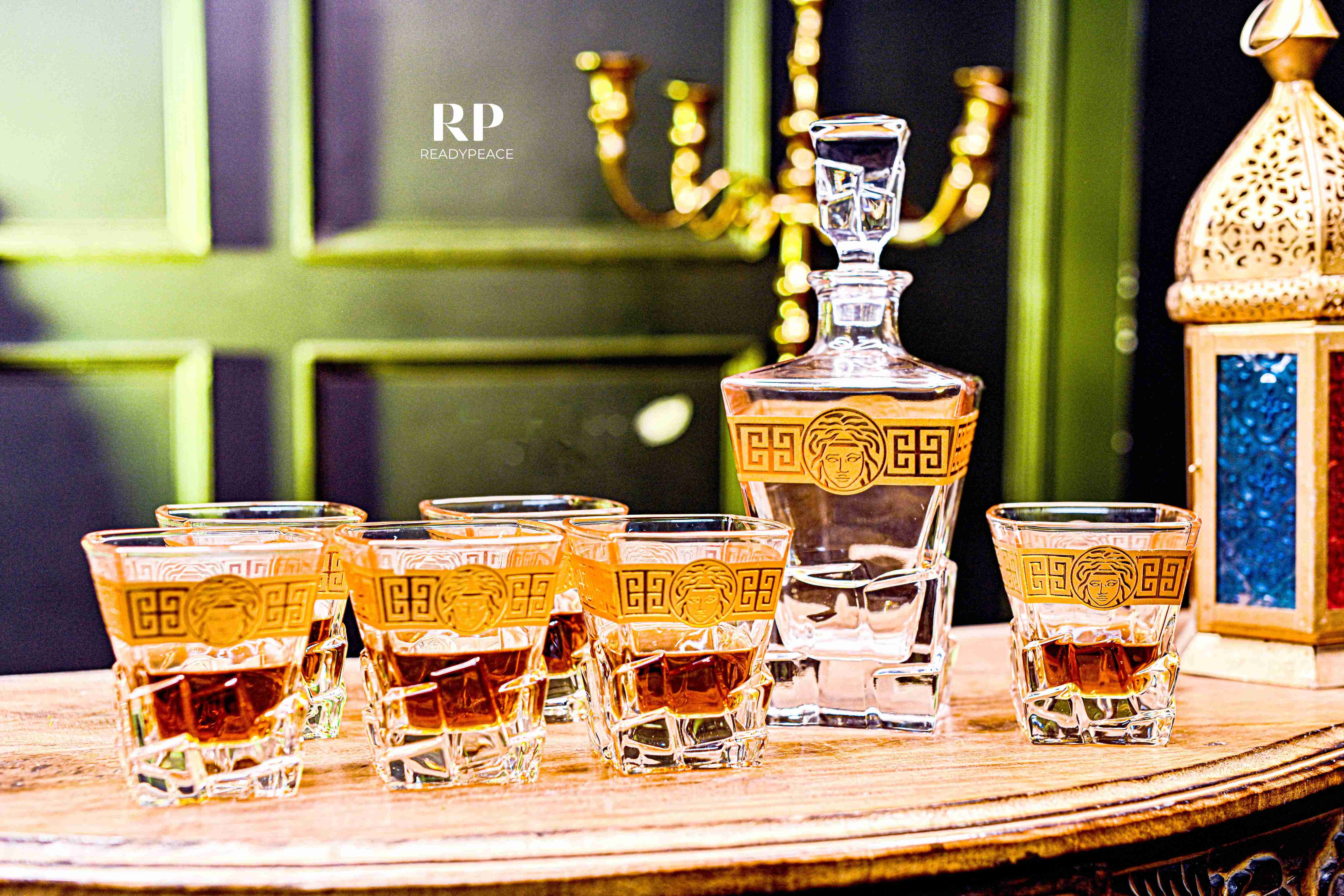 Iris Gold Plated Versace Bar Case (Set of 12)