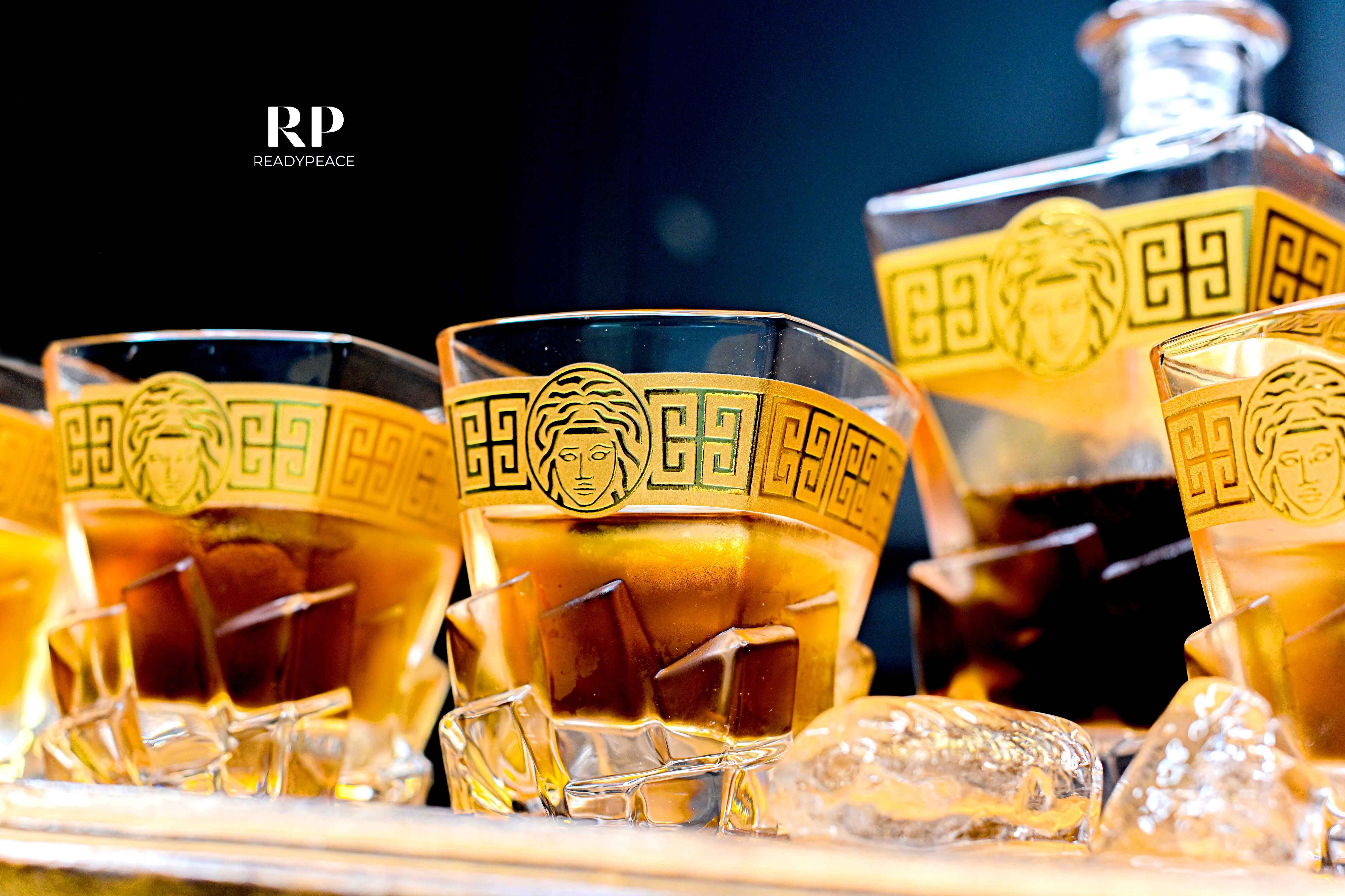 Iris Gold Plated Versace Bar Case (Set of 12)