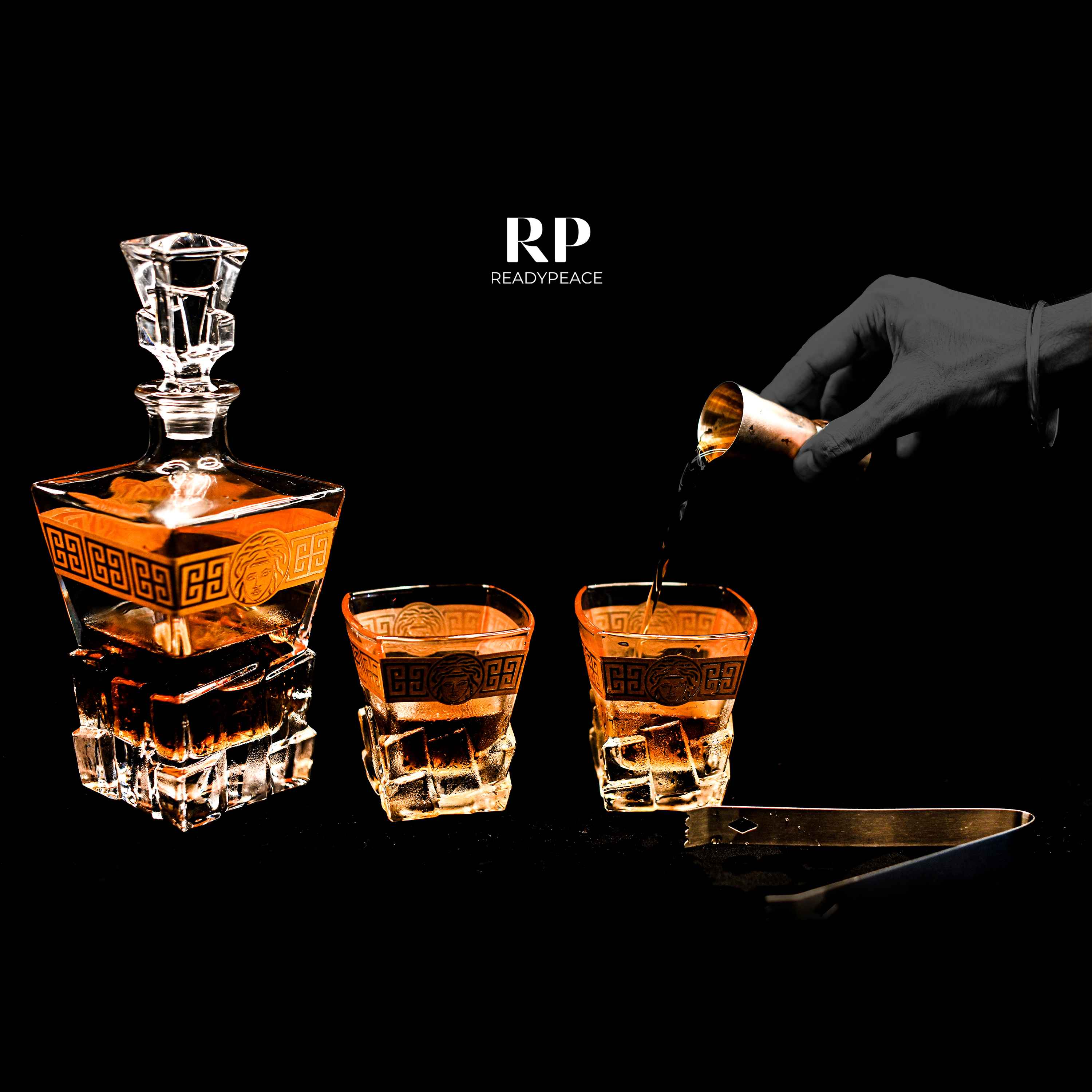 Iris Gold Plated Versace Bar Case (Set of 12)