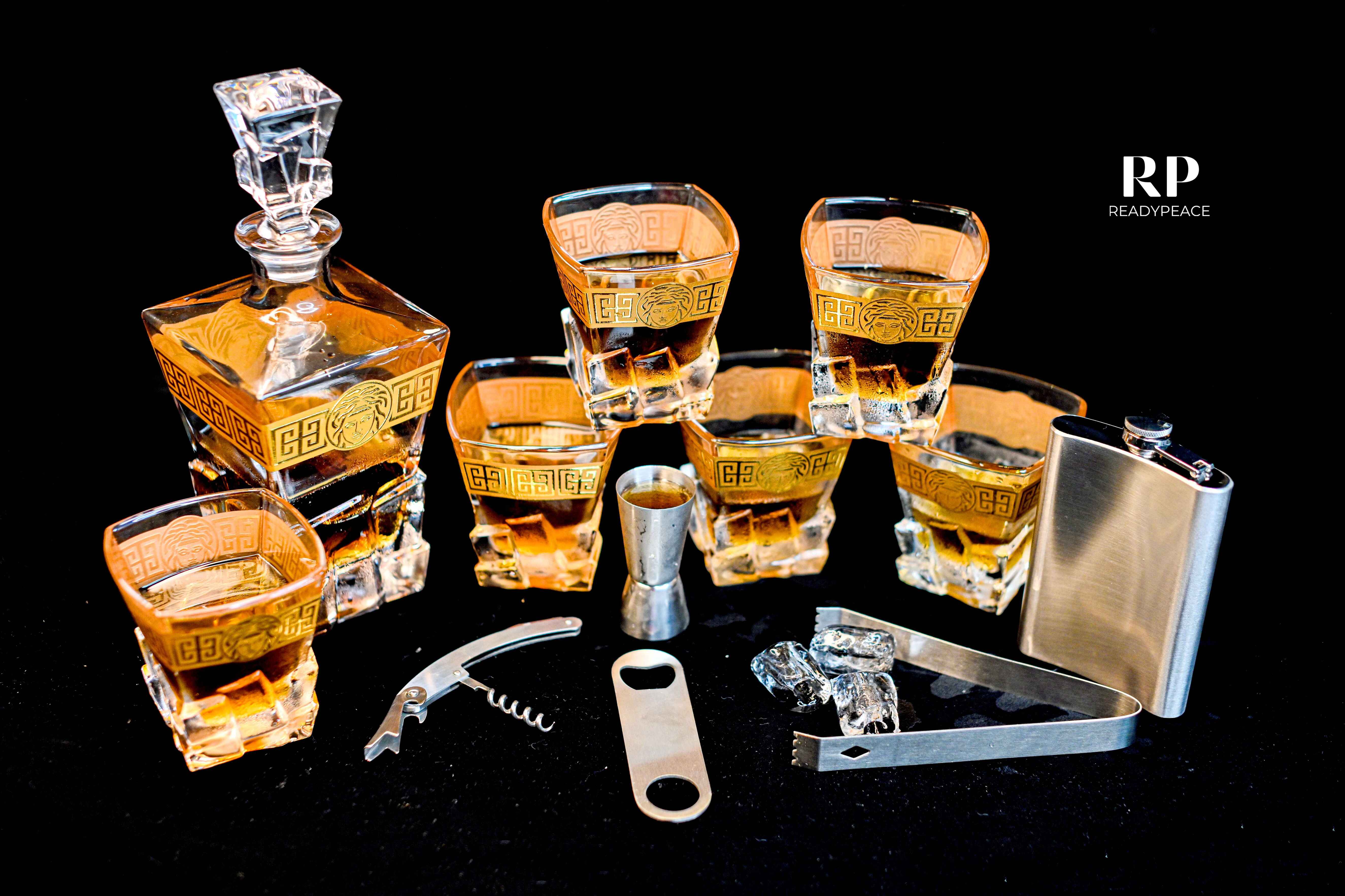 Iris Gold Plated Versace Bar Case (Set of 12)