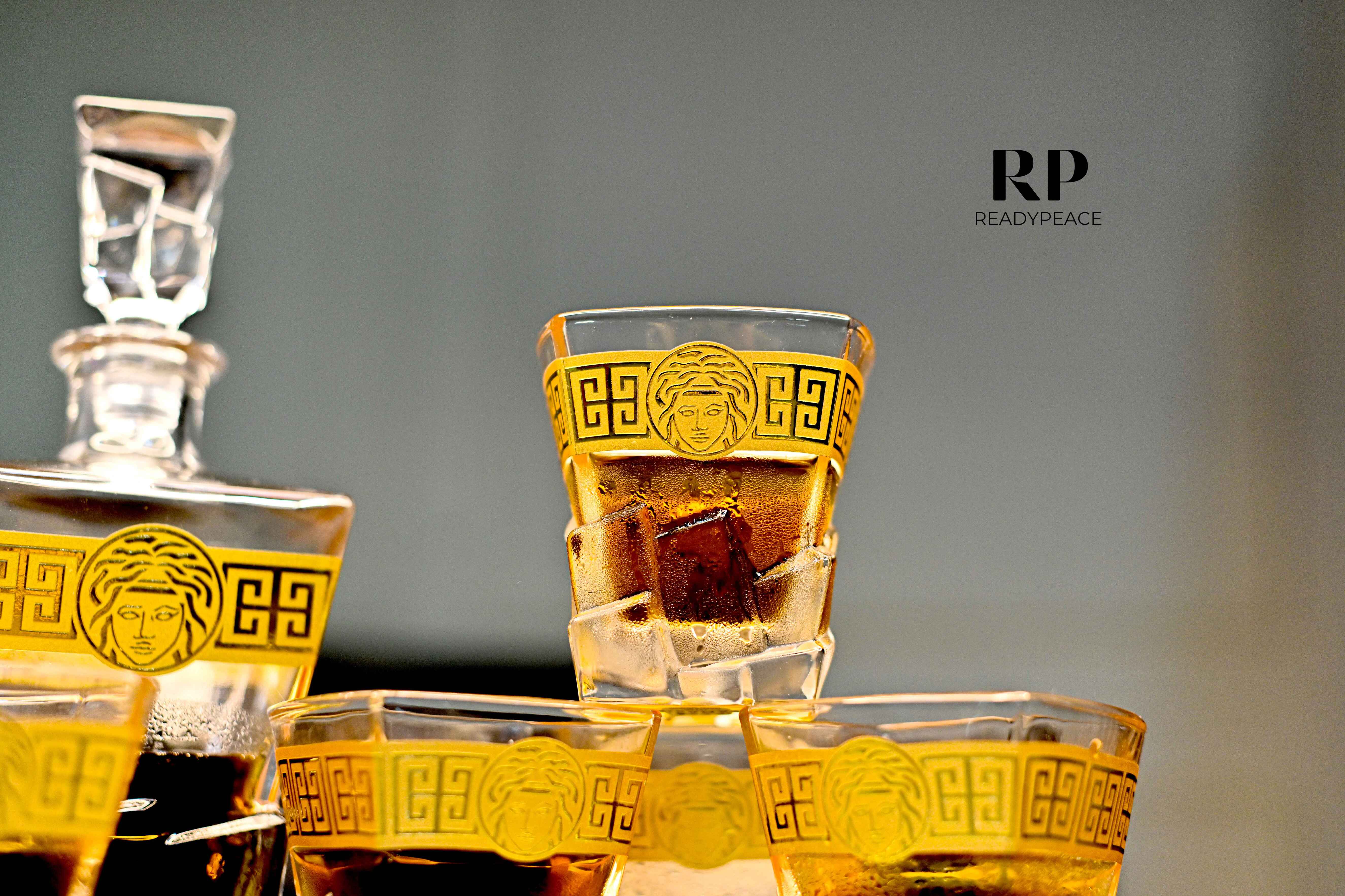 Iris Gold Plated Versace Bar Case (Set of 12)